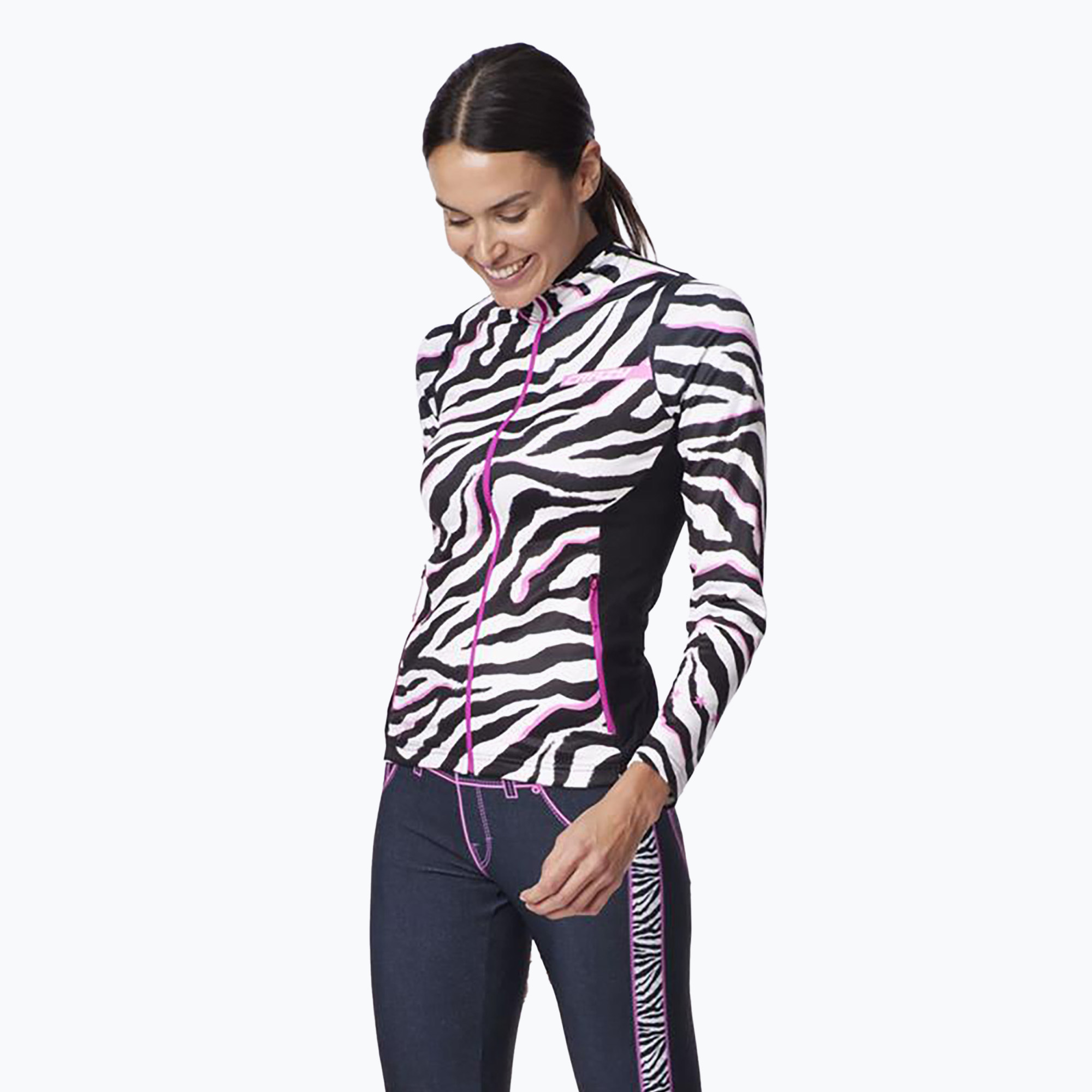 Bluza trekkingowa damska Crazy Wonder Magic black/zebra 