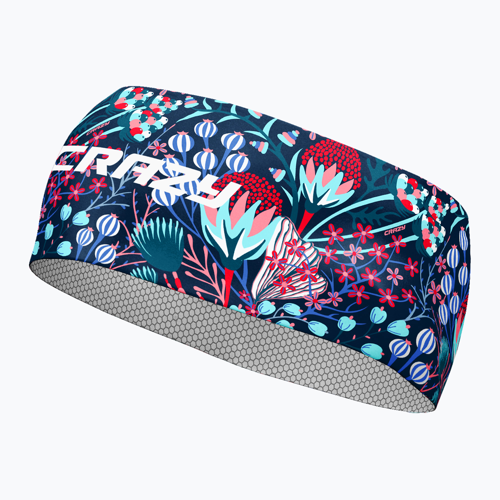 Opaska na głowę Crazy Stem print leila blue 