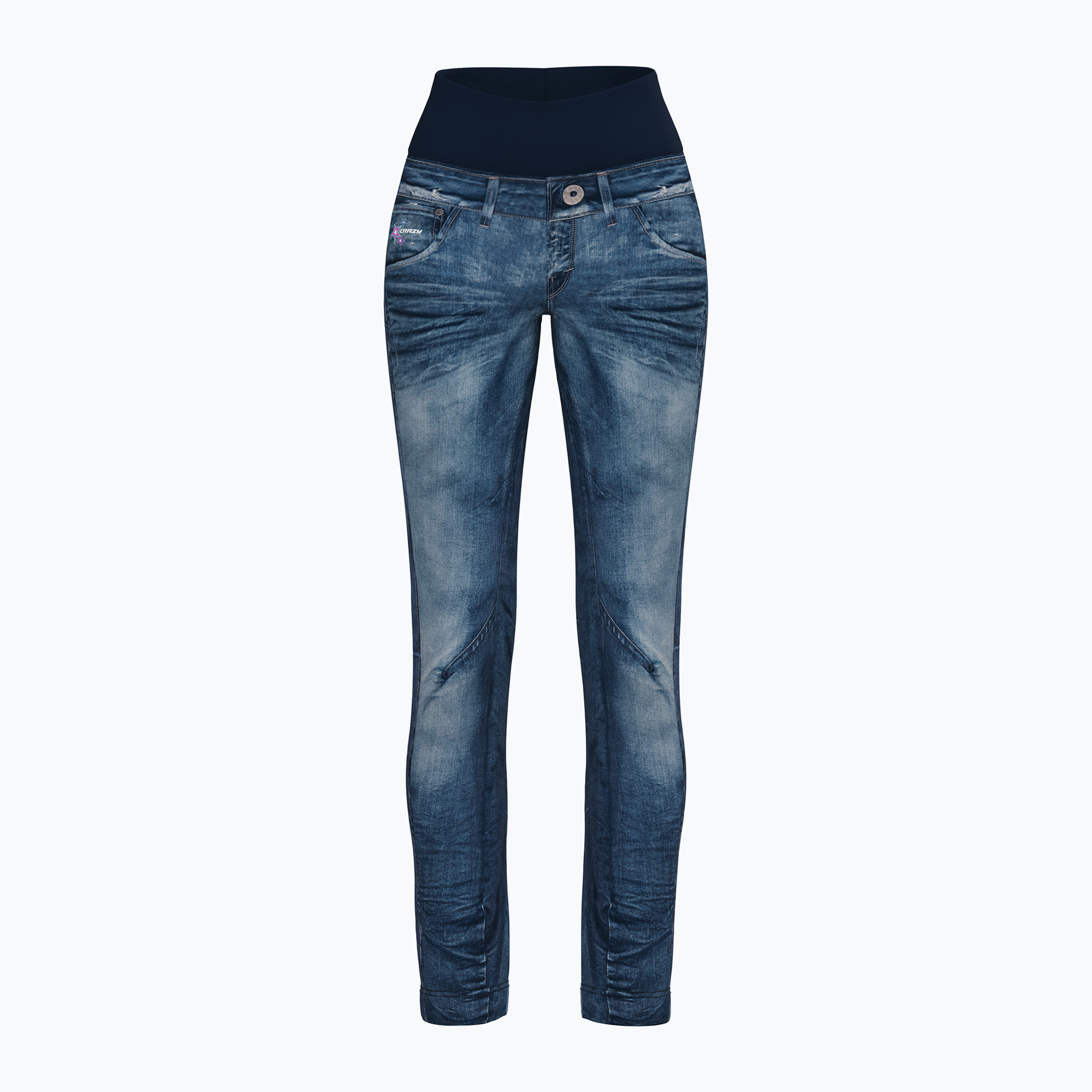 Spodnie trekkingowe damskie Crazy Wonder Magic print light jeans 