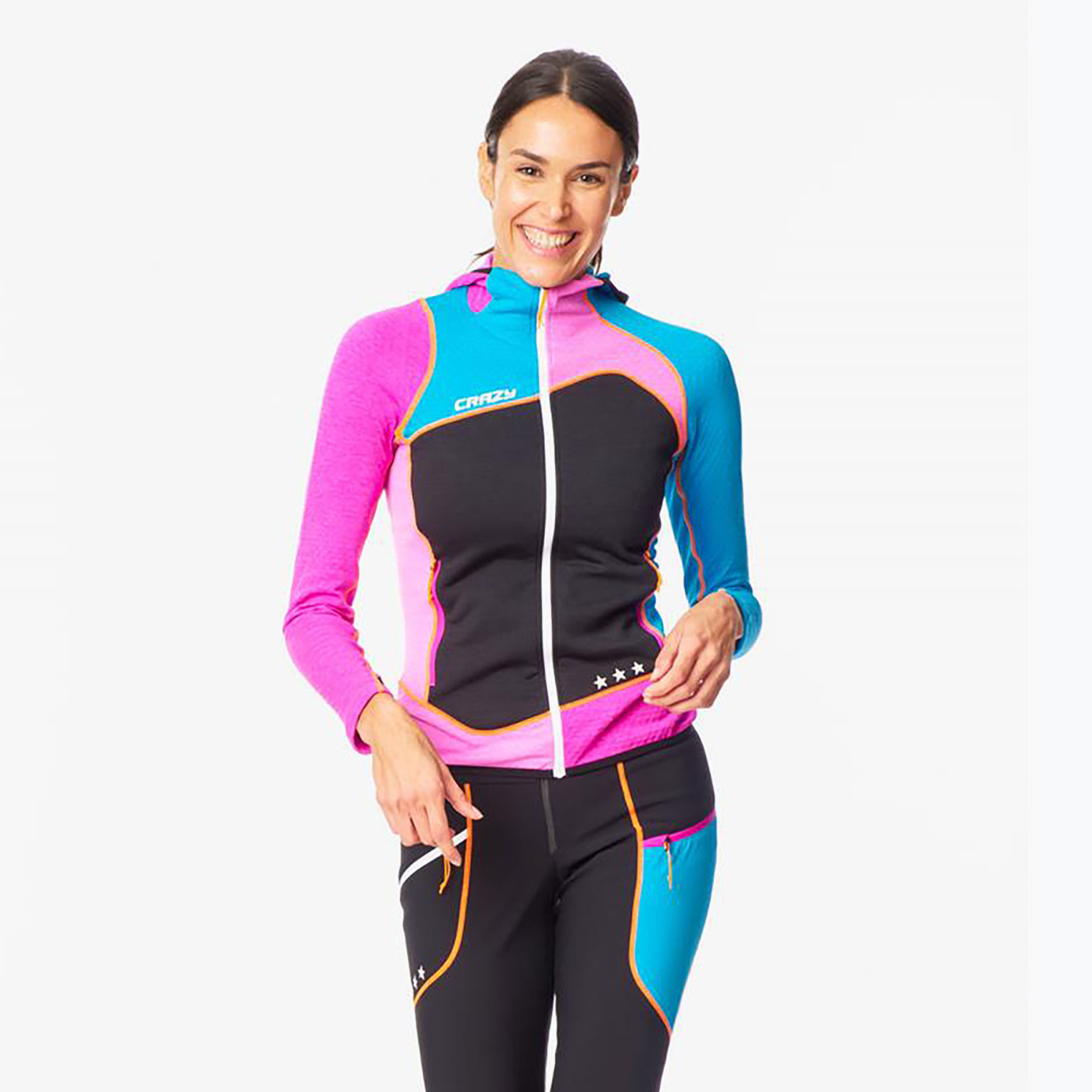Women's trekking sweatshirt Crazy Ionic pop (M)