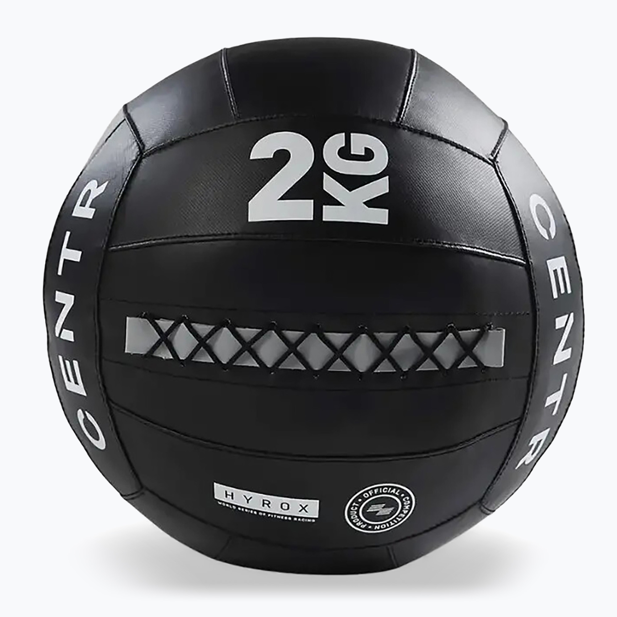 Медицинска топка CENTR Wall Ball Centr x Hyrox 2 kg black