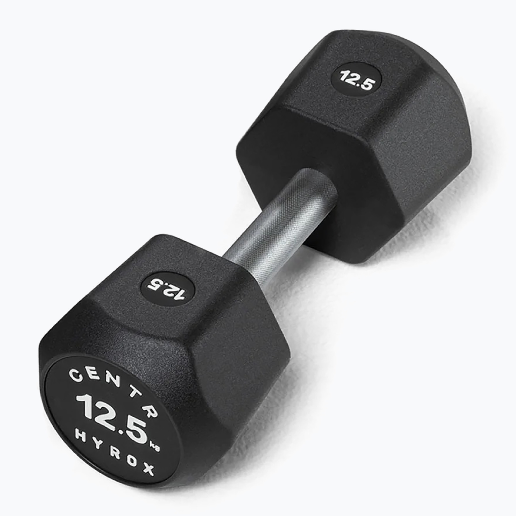 Дъмбел/Гира Centr Urethane Dumbbell Centr x Hyrox 12,5 kg black