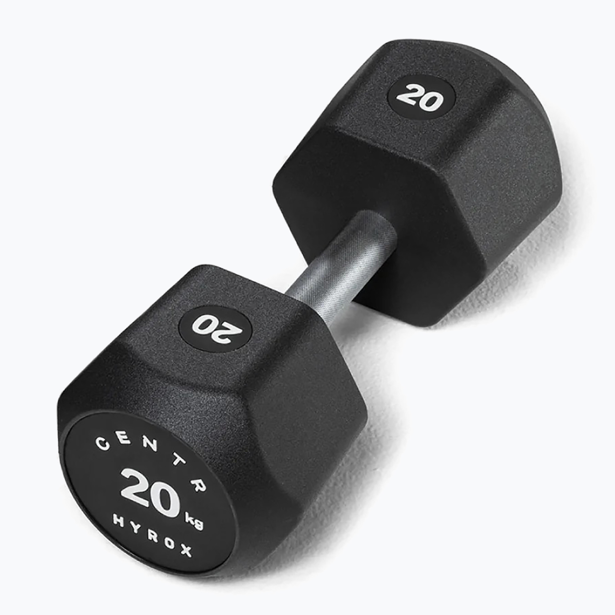 Дъмбел/Гира Centr Urethane Dumbbell Centr x Hyrox 20 kg black