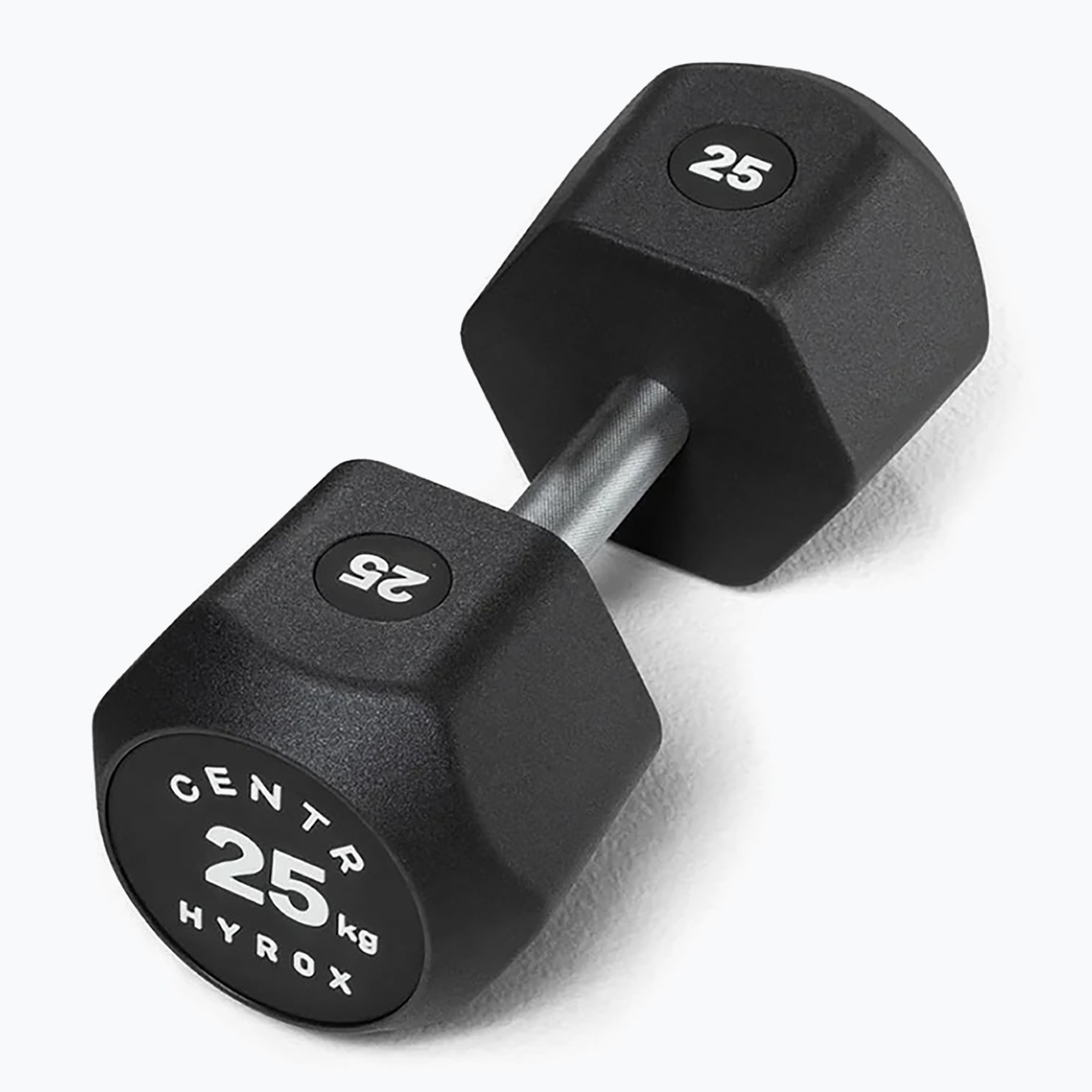 Дъмбел/Гира Centr Urethane Dumbbell Centr x Hyrox 25 kg black