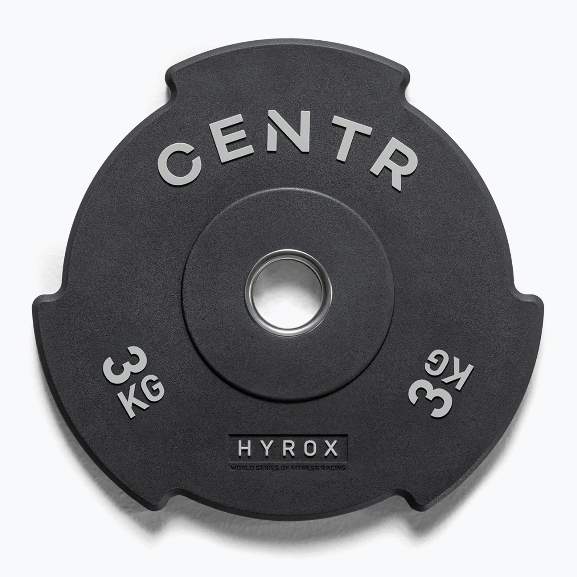 Bumperové závažie Centr Top Plate Centr x Hyrox black