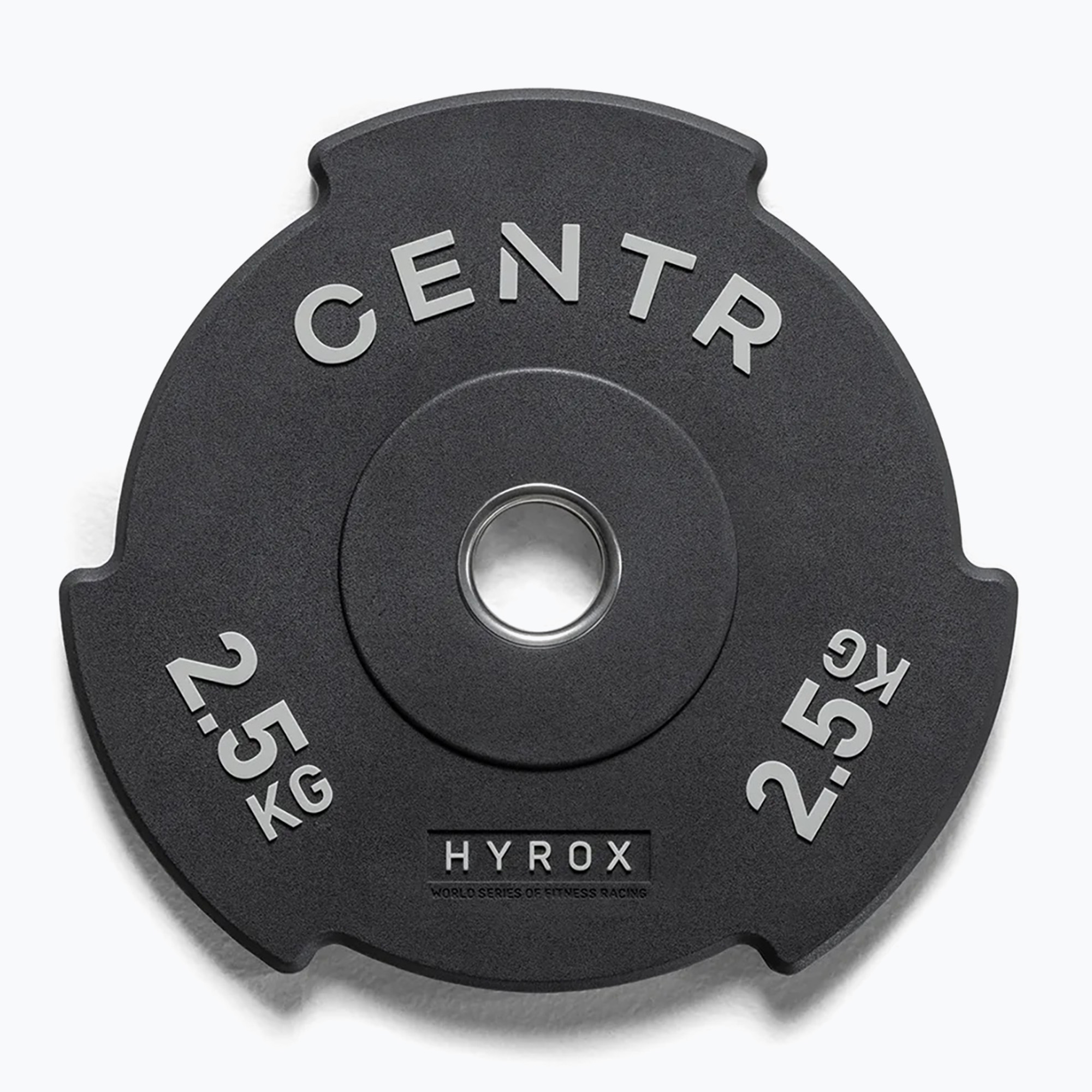 Бъмпър тежести Centr Olimpijski Centr x Hyrox Interlocking Bumper Plate 2 pcs black