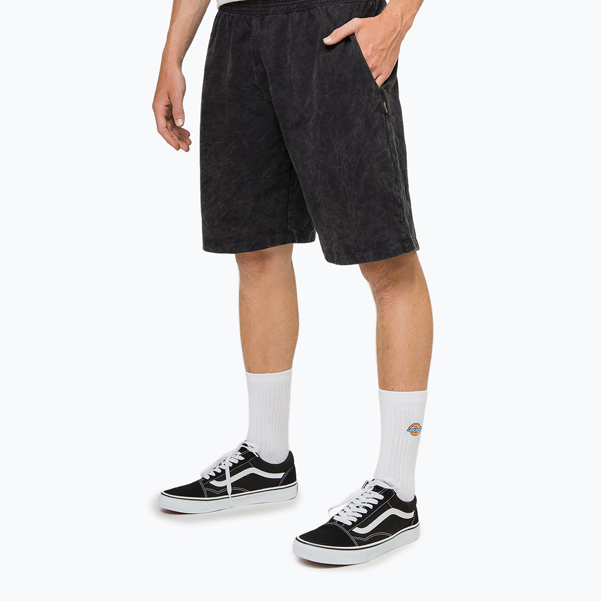 Spodenki męskie Kaotiko Bermuda Washed black 