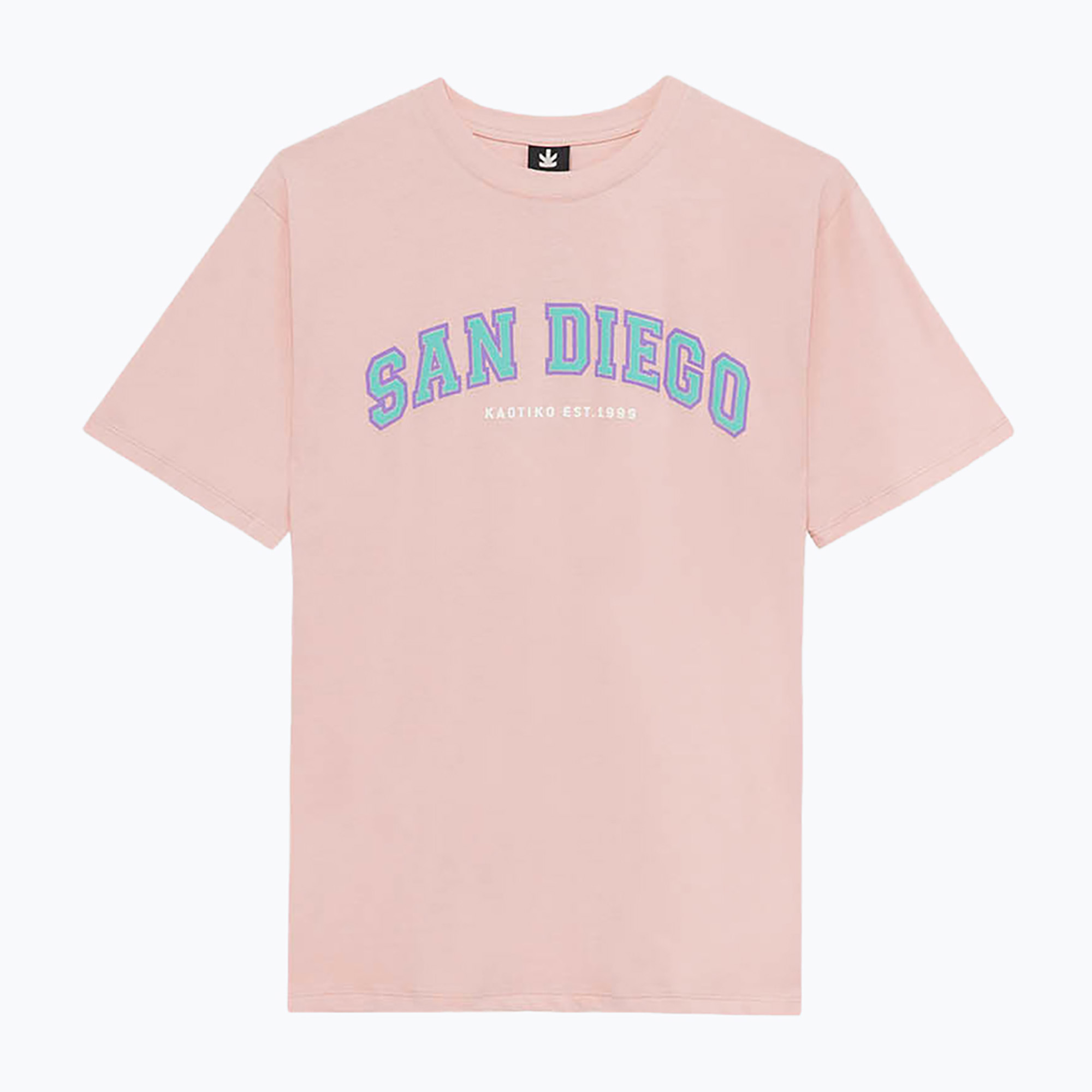 Koszulka męska Kaotiko San Diego College pink 