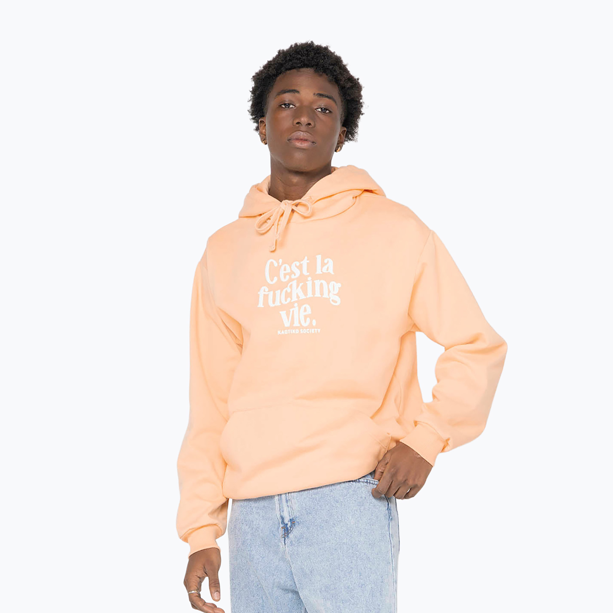 Bluza męska Kaotiko C'est la vie mango 