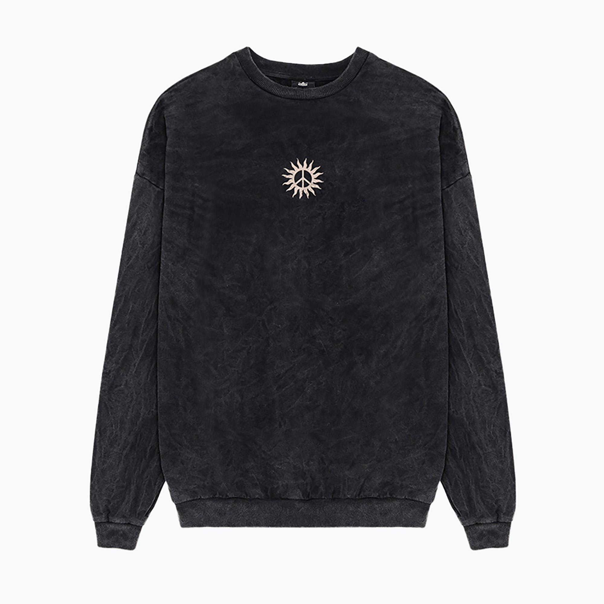 Bluza męska Kaotiko Washed Celestial Disorder black 
