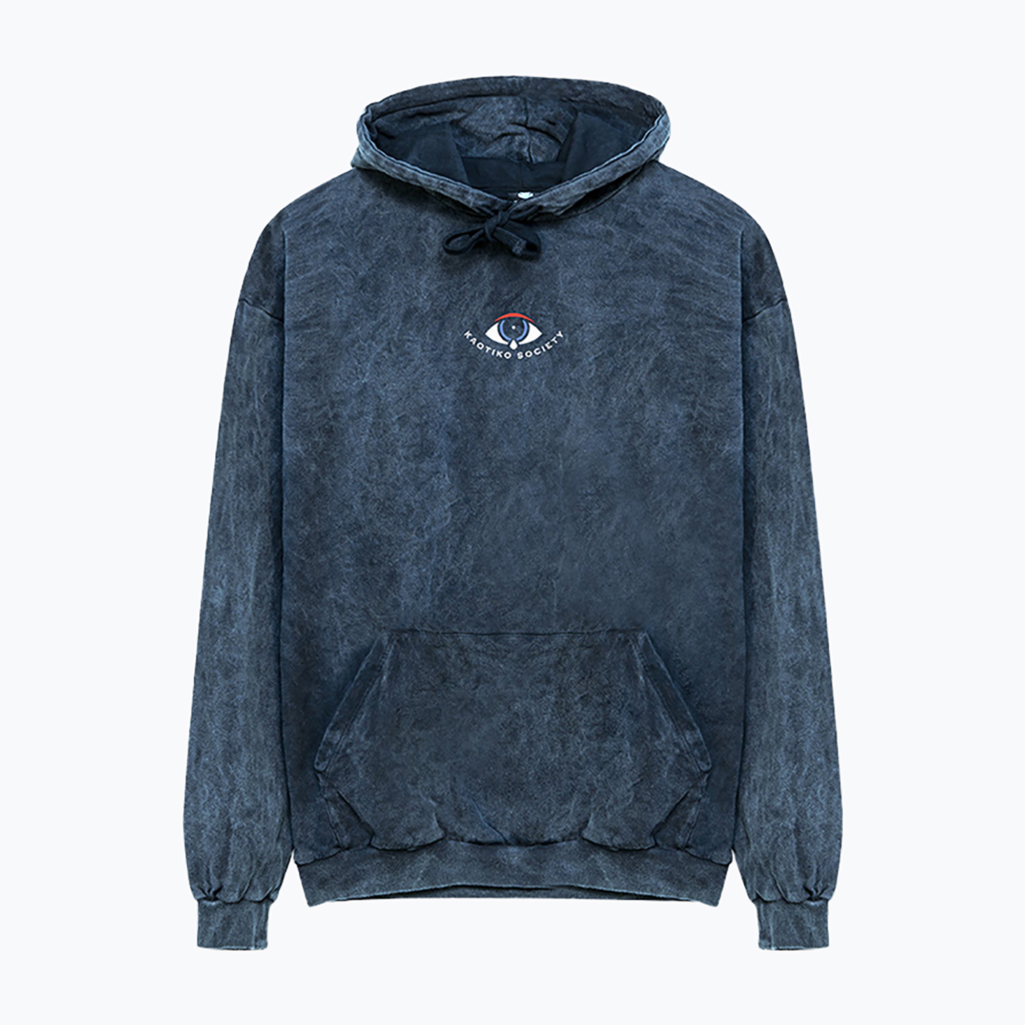 Bluza męska Kaotiko Washed Free Your Mind navy 