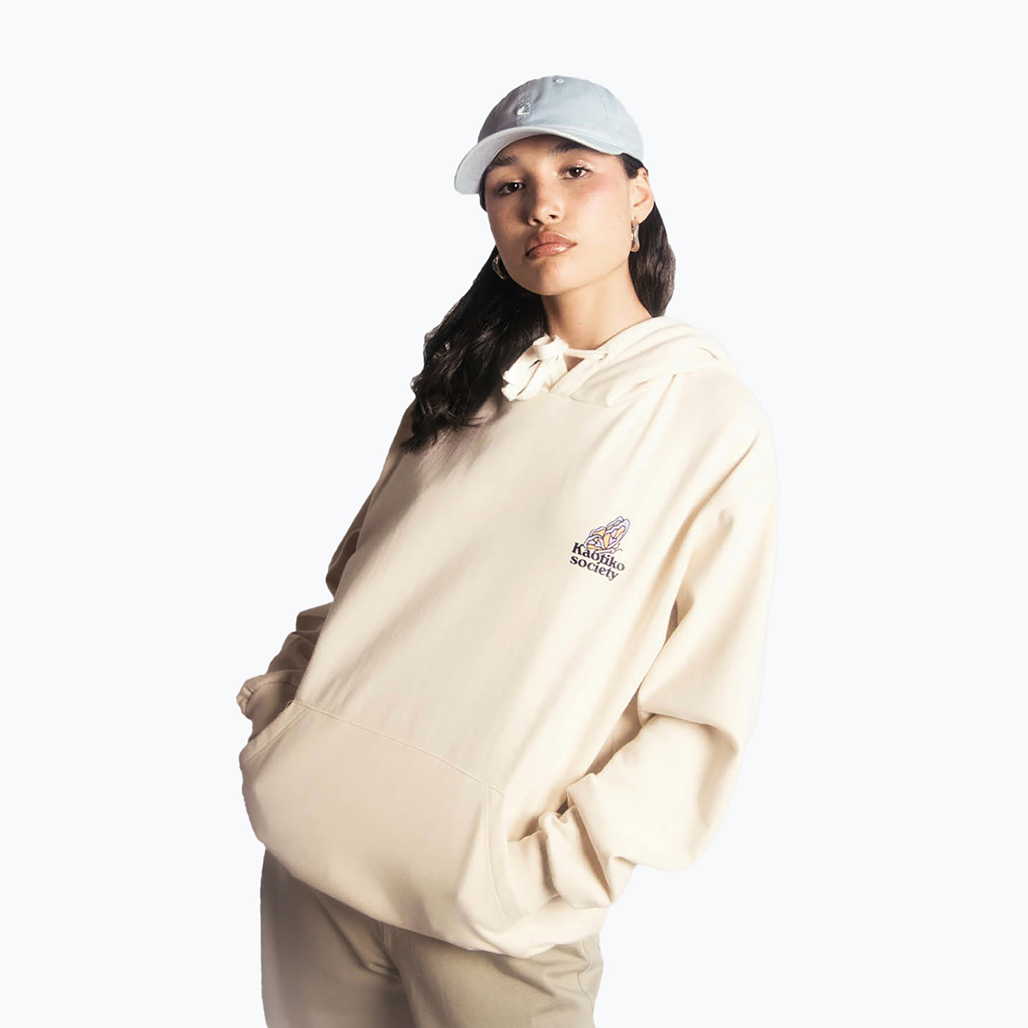 Bluza damska Kaotiko Different Eyes bone 