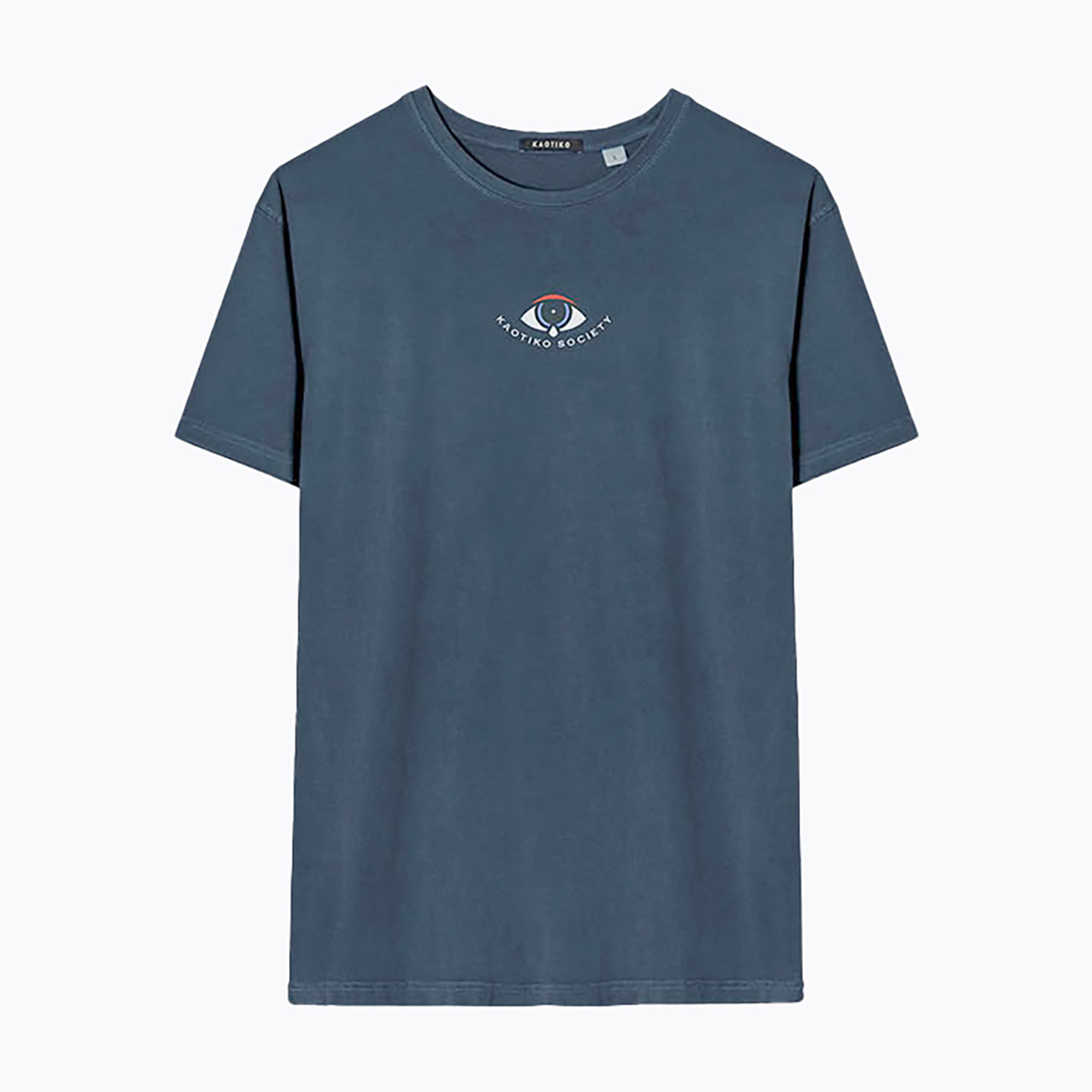 Koszulka męska Kaotiko Washed Free Your Mind navy 