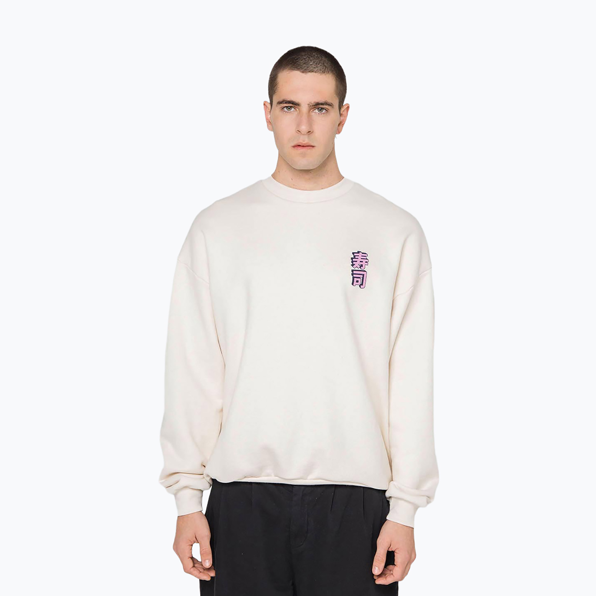 Bluza męska Kaotiko Organic Sushi Time ivory 