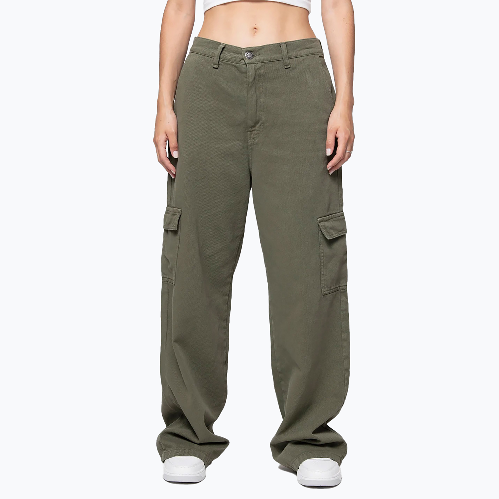 Spodnie damskie Kaotiko Cargo army 