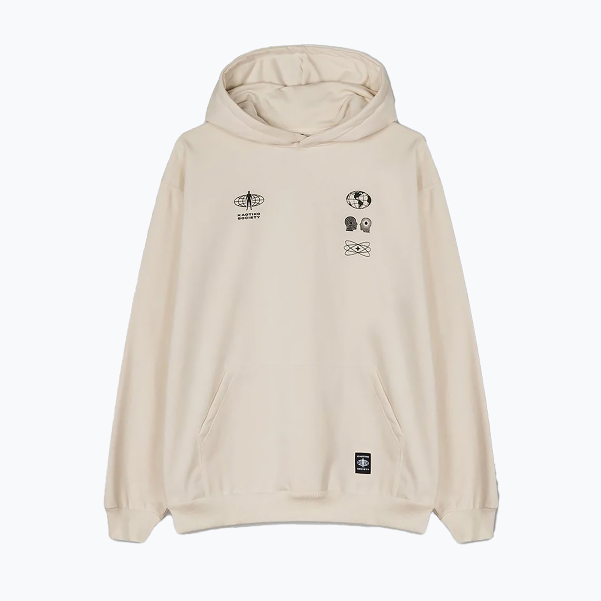 Bluza męska Kaotiko Brutalism bone 