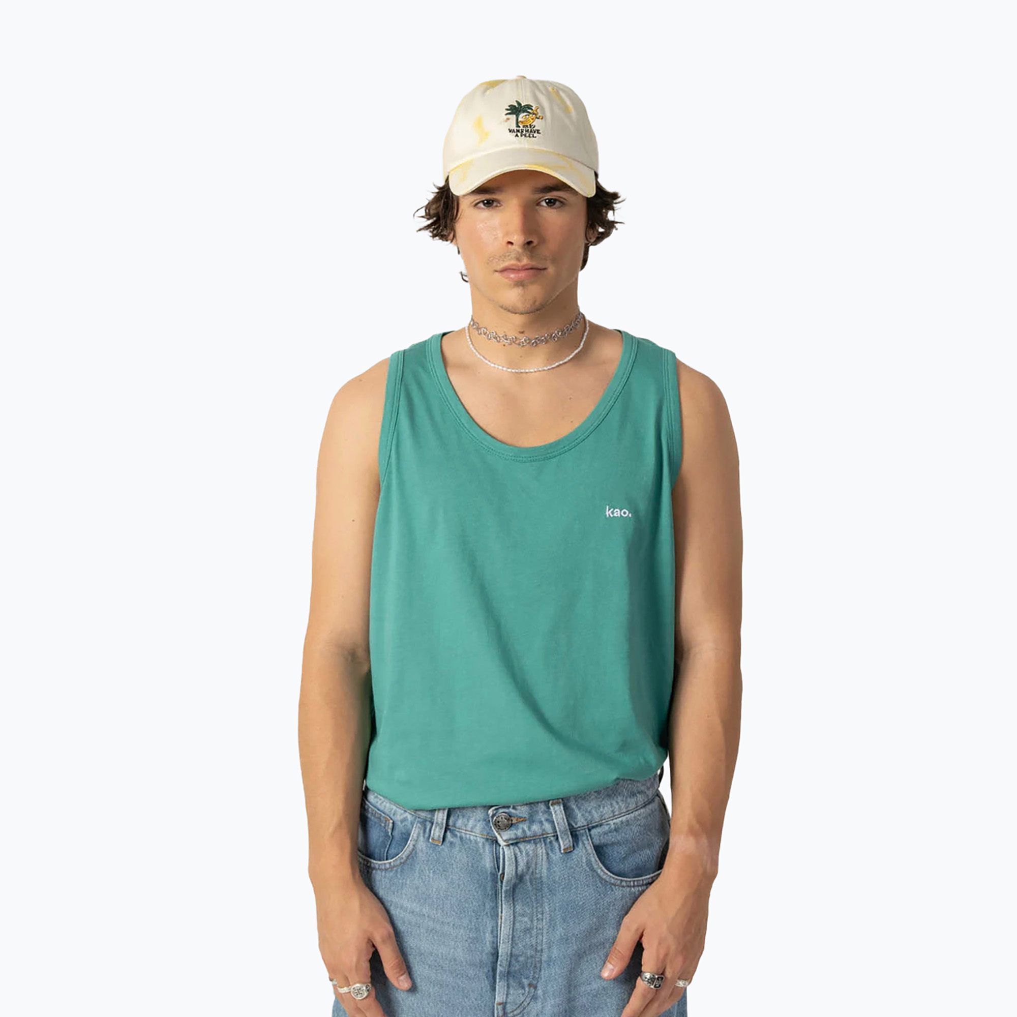 Koszulka męska Kaotiko Tank Top Nathan sea green 