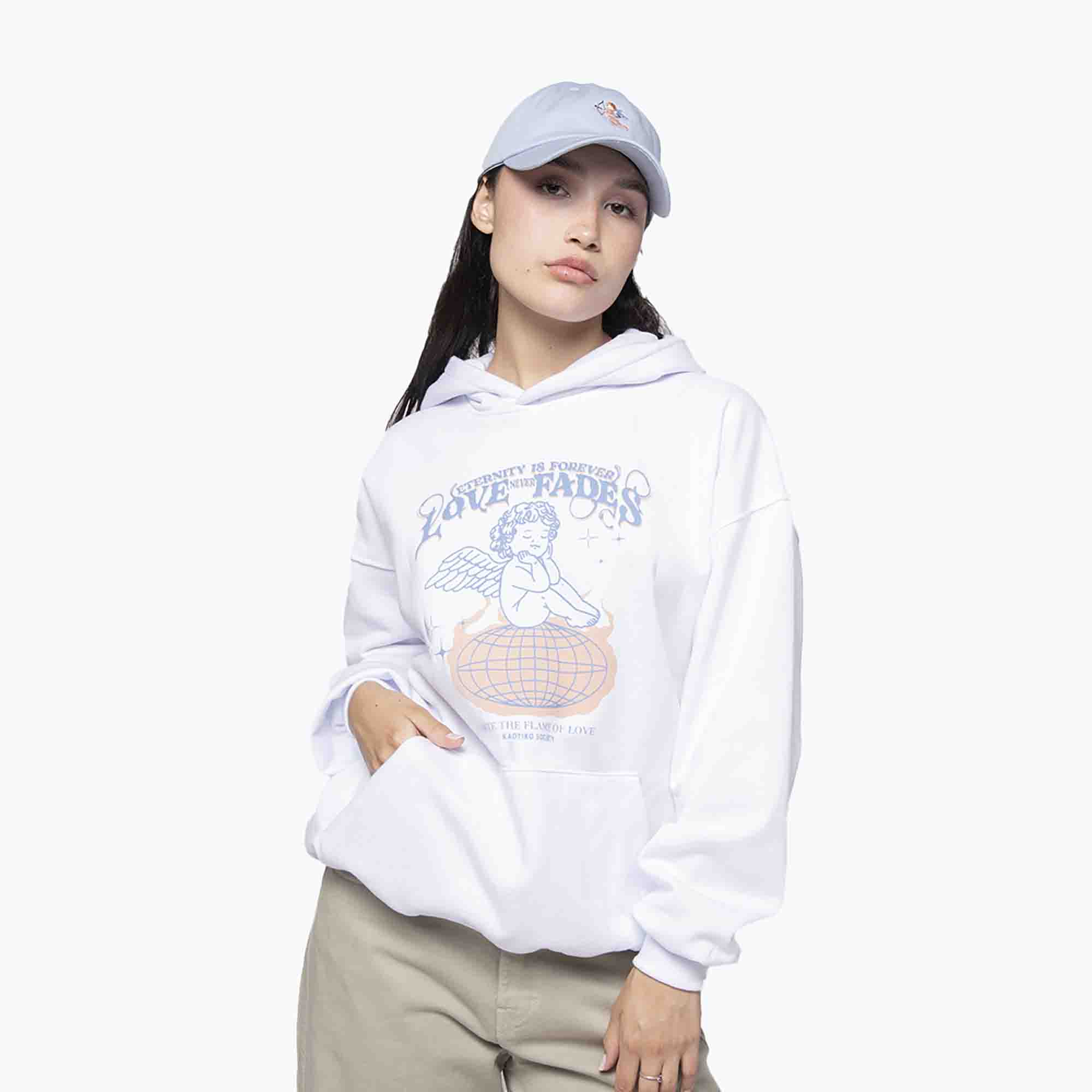 Bluza damska Kaotiko Flame of Love white 