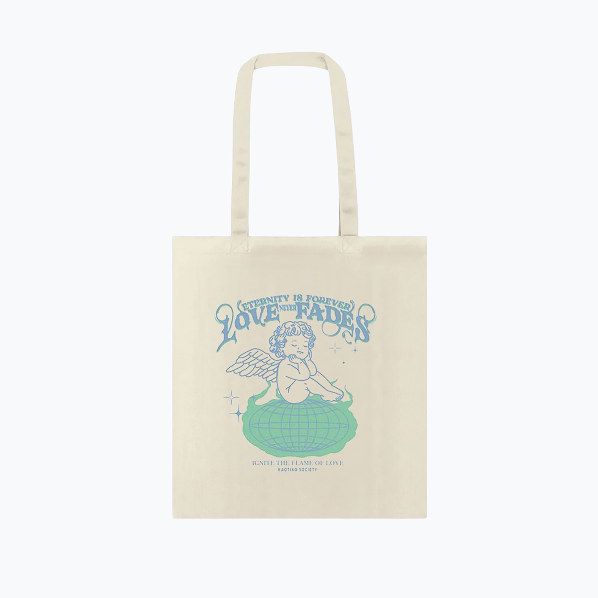 Дамска чанта Kaotiko Flame of Love ivory