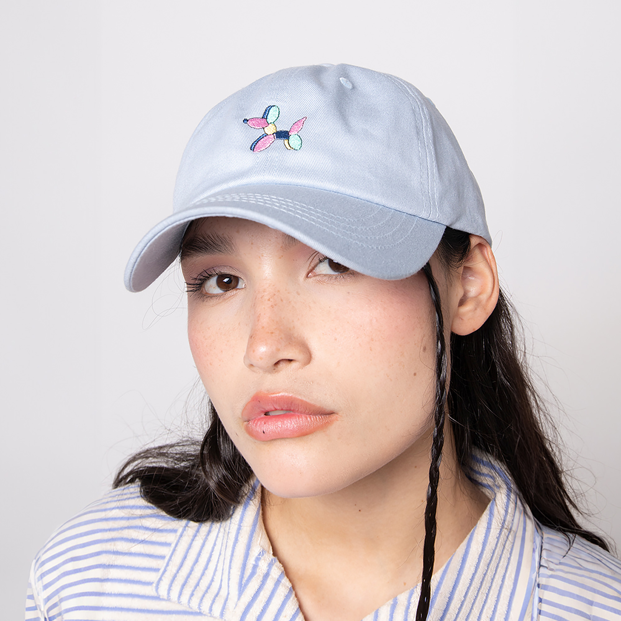 Czapka z daszkiem damska Kaotiko light blue 