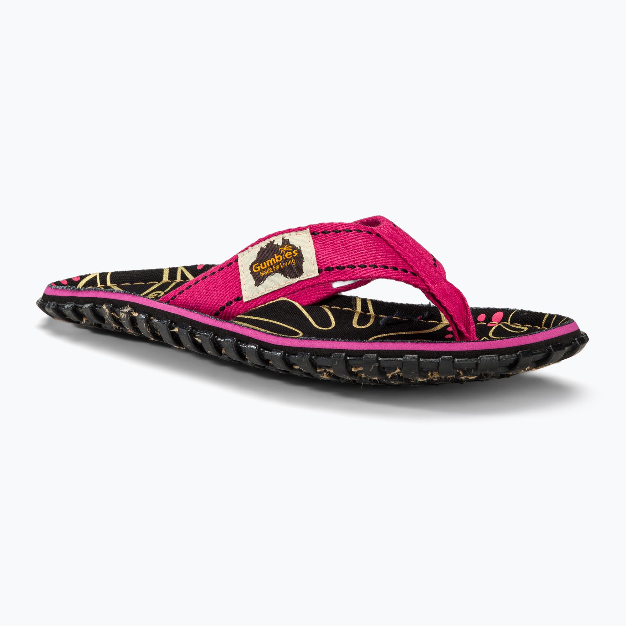 Dámske žabky Gumbies Islander tropical black (Islander GU-FFISL103)