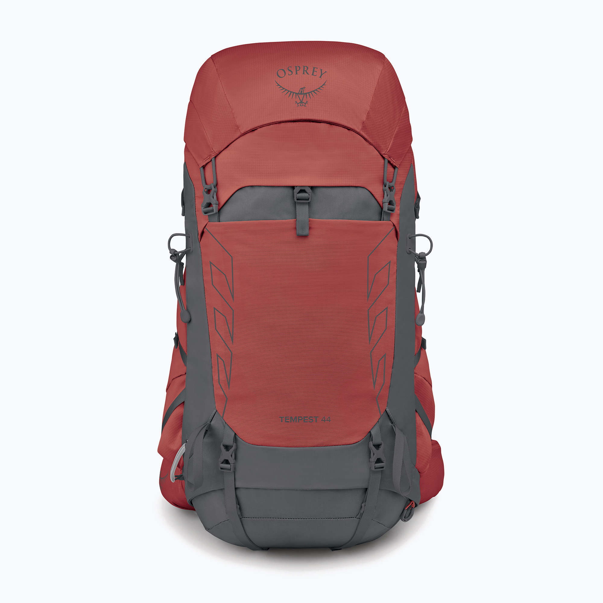 Plecak trekkingowy damski Osprey Tempest 44 l red pampass/Coal Grey 