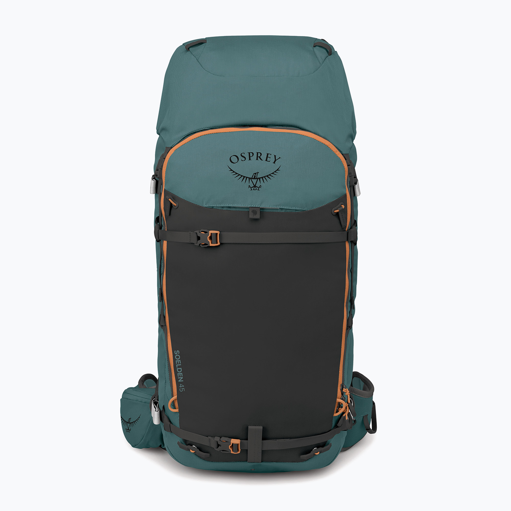 Skialpový batoh Osprey Soelden 45 l cascade blue/raven black