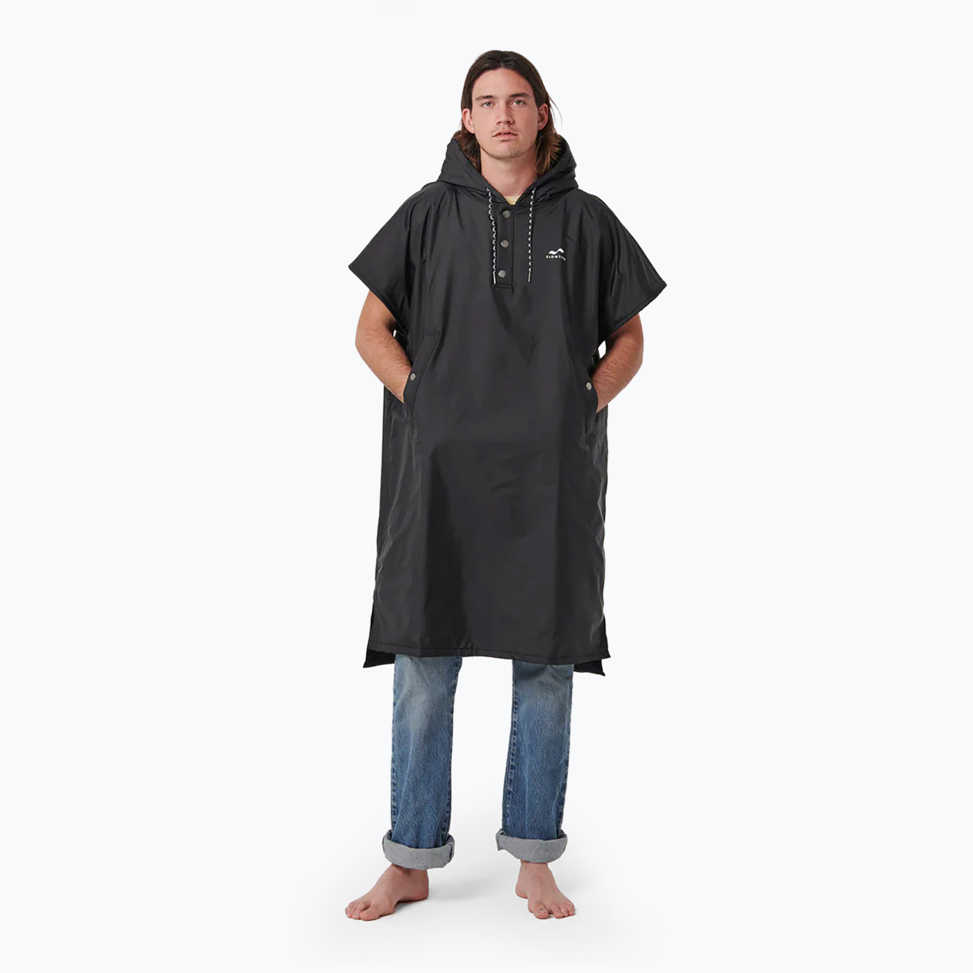Ponczo przeciwdeszczowe Slowtide Waterproof black 