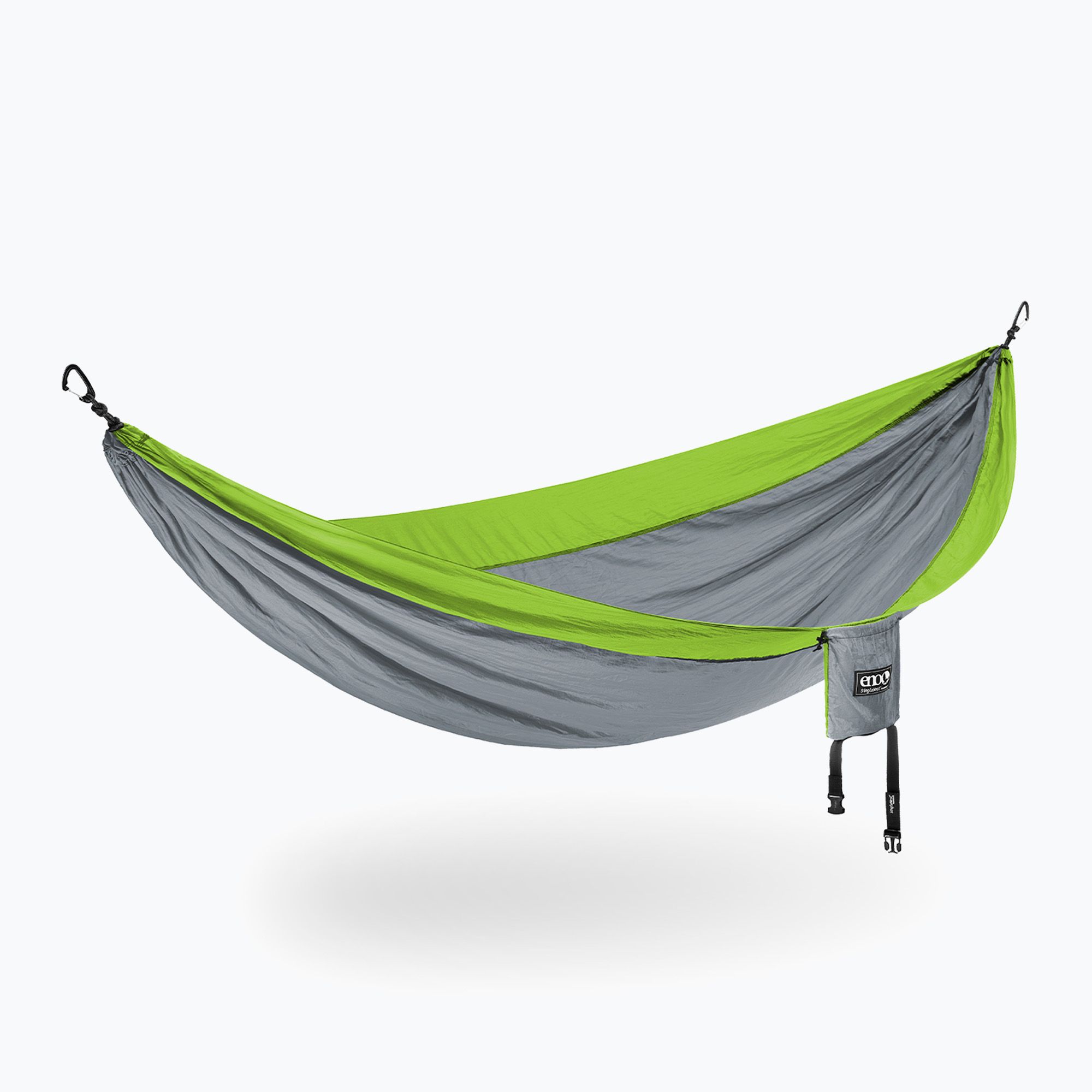 Hamak turystyczny ENO SingleNest grey chartreuse 