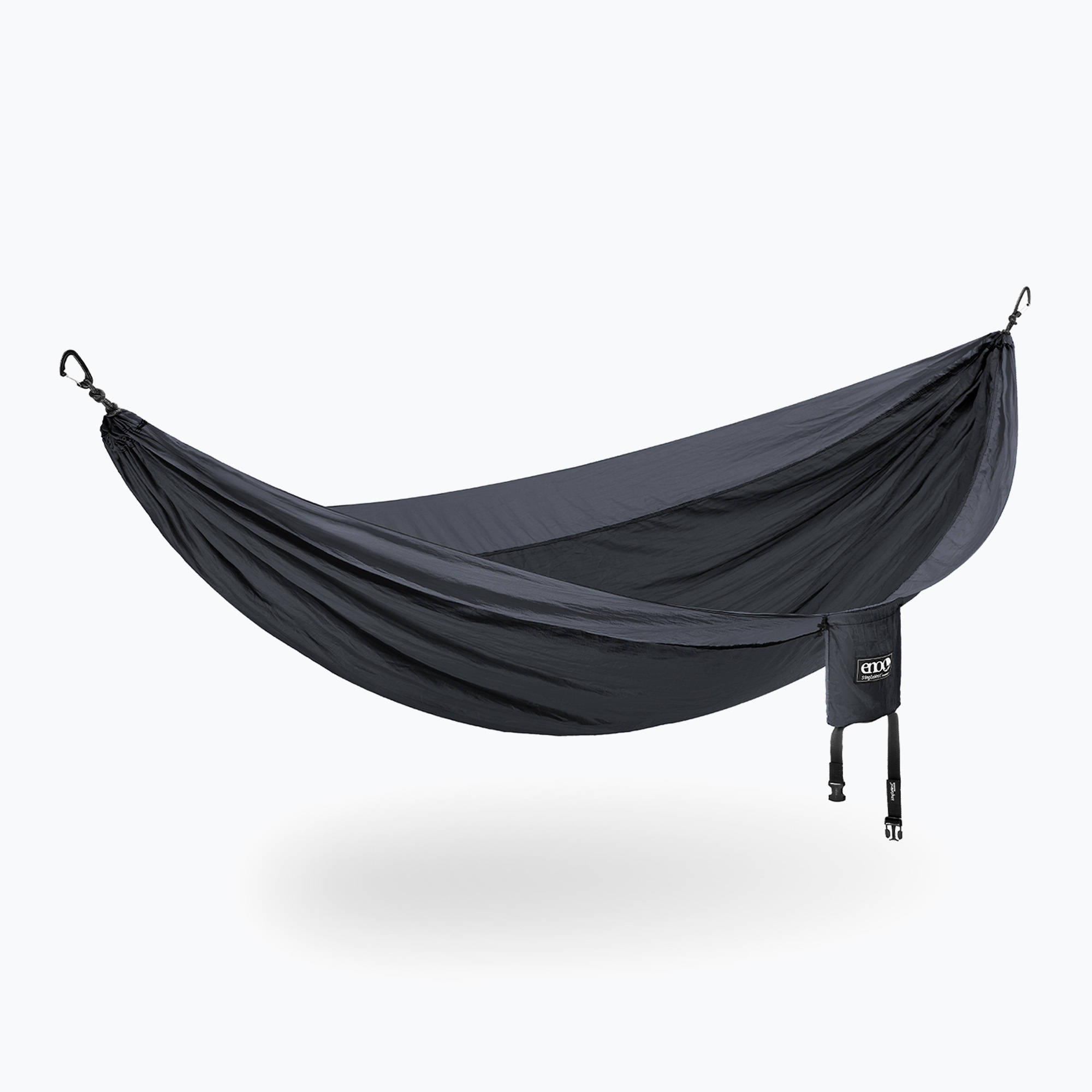 Hamak turystyczny ENO SingleNest black/charcoal 
