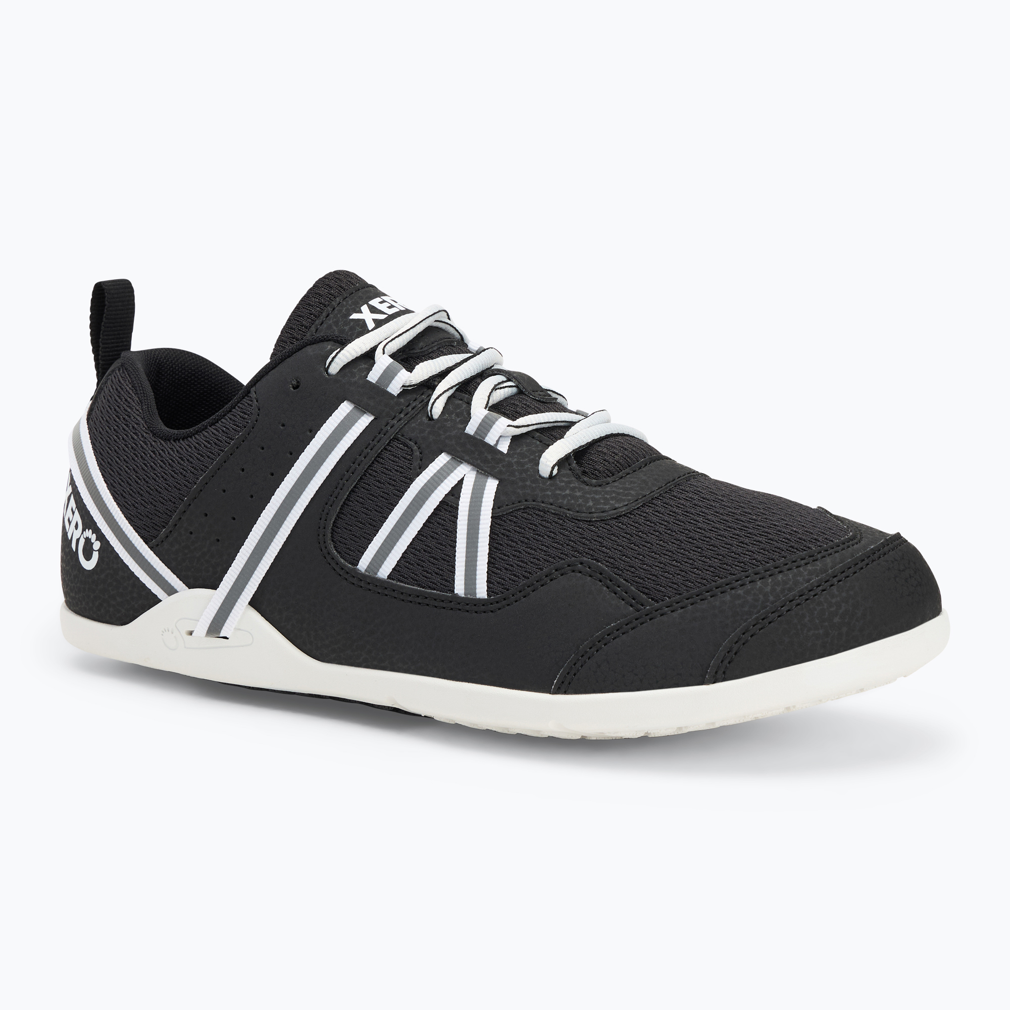 Scarpe a piedi nudi da uomo Xero Shoes Prio nero / bianco (43.5 EU) (Prio PRM-BLW)
