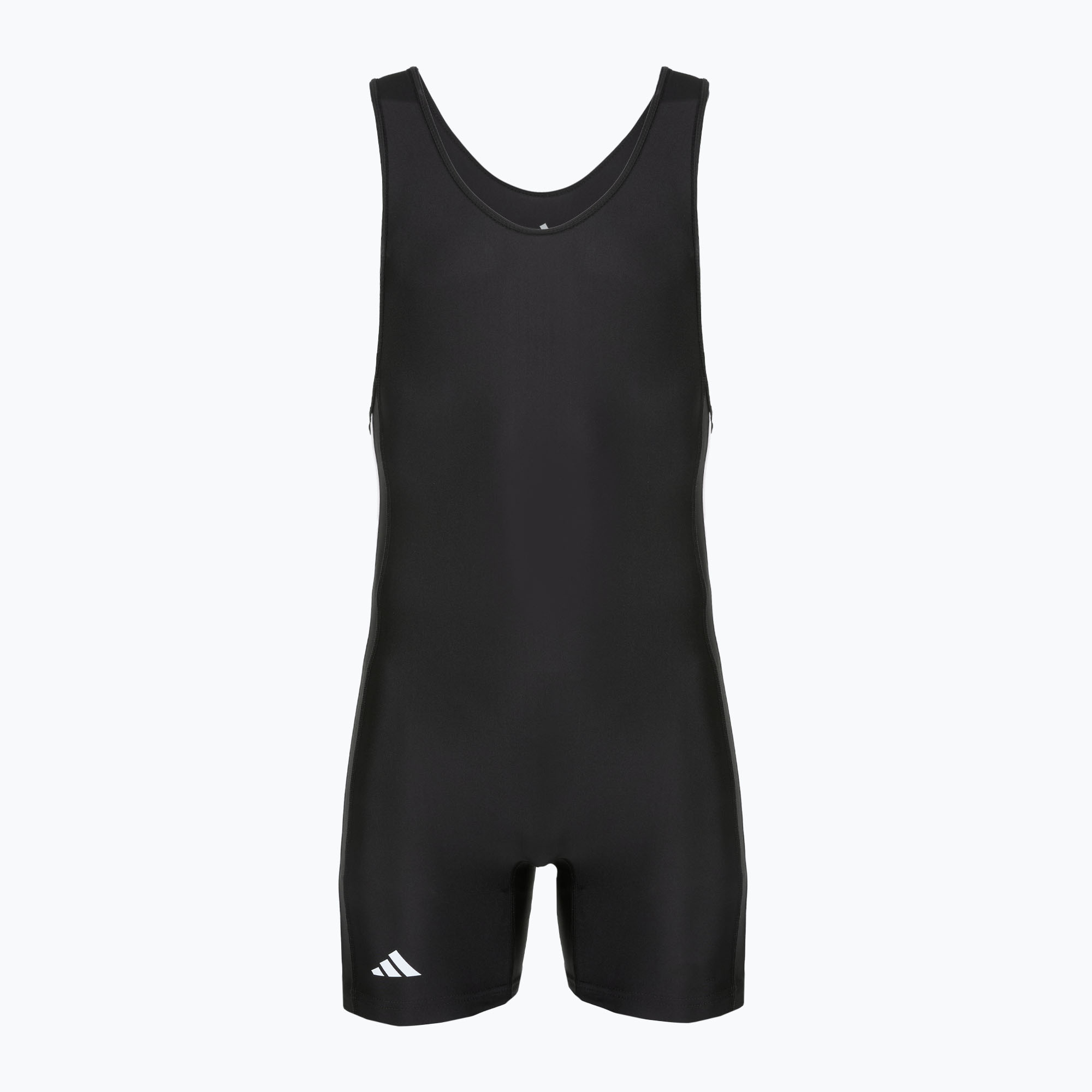 Kombinezon męski adidas 3 Stripe Singlet black/white 