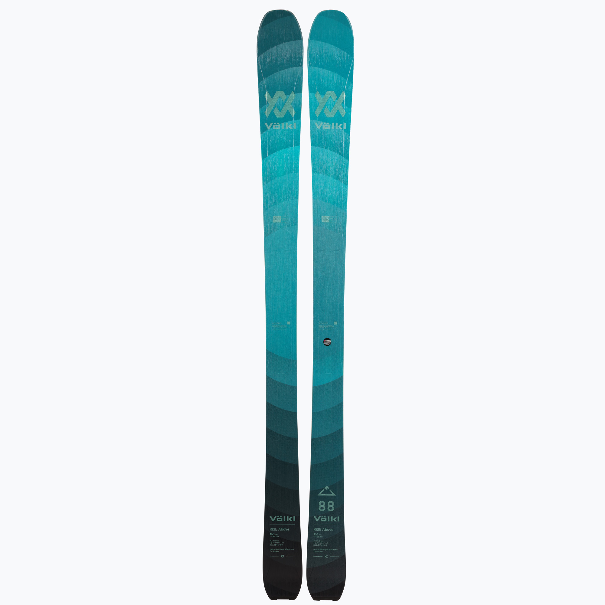 Sci donna Völkl Rise Above 88W Flat blu