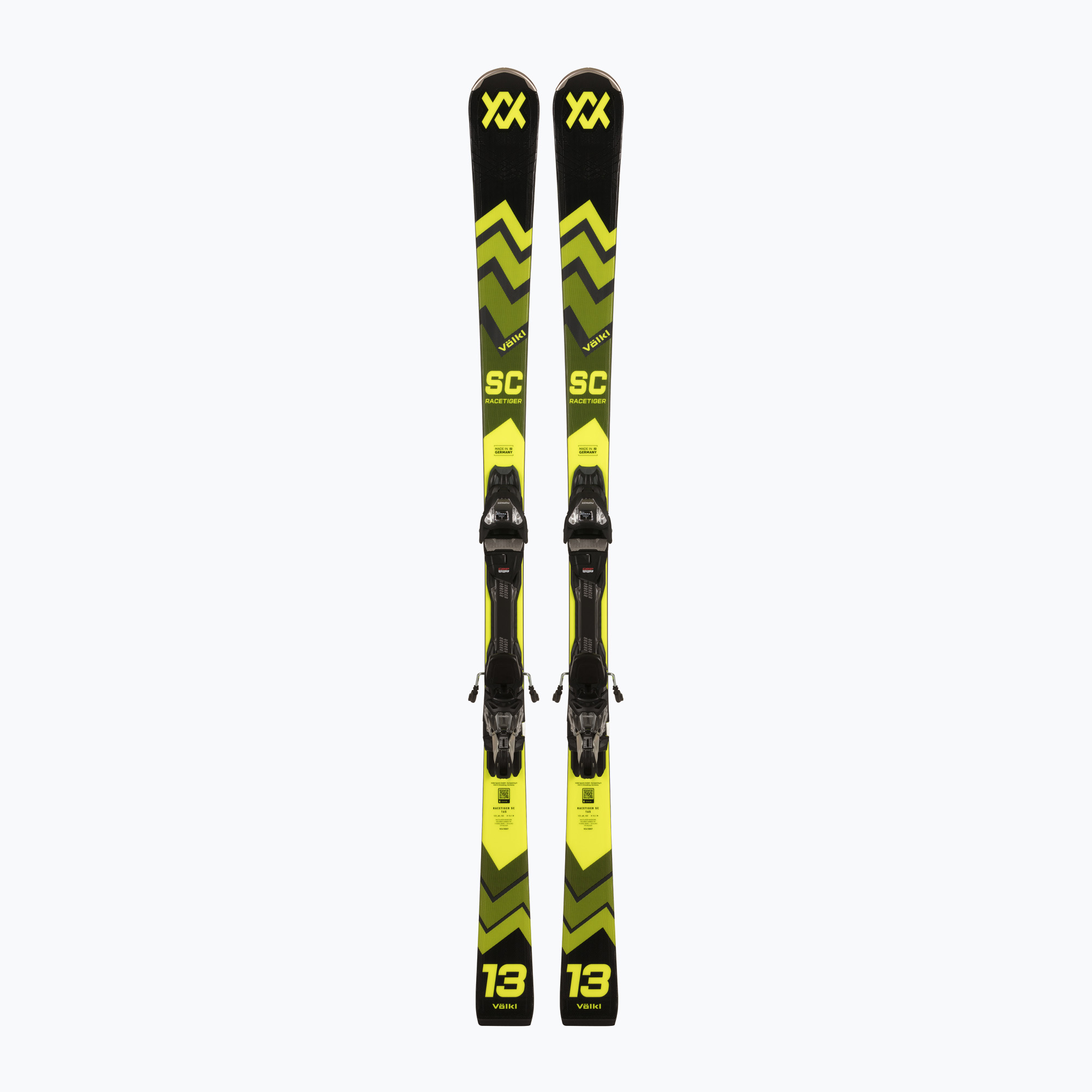 Völkl Racetiger SC Black + attacchi VMotion 10 GW (172 cm) (Racetiger SC Black+VMotion 10 GW V2410007/6562U1.VA)