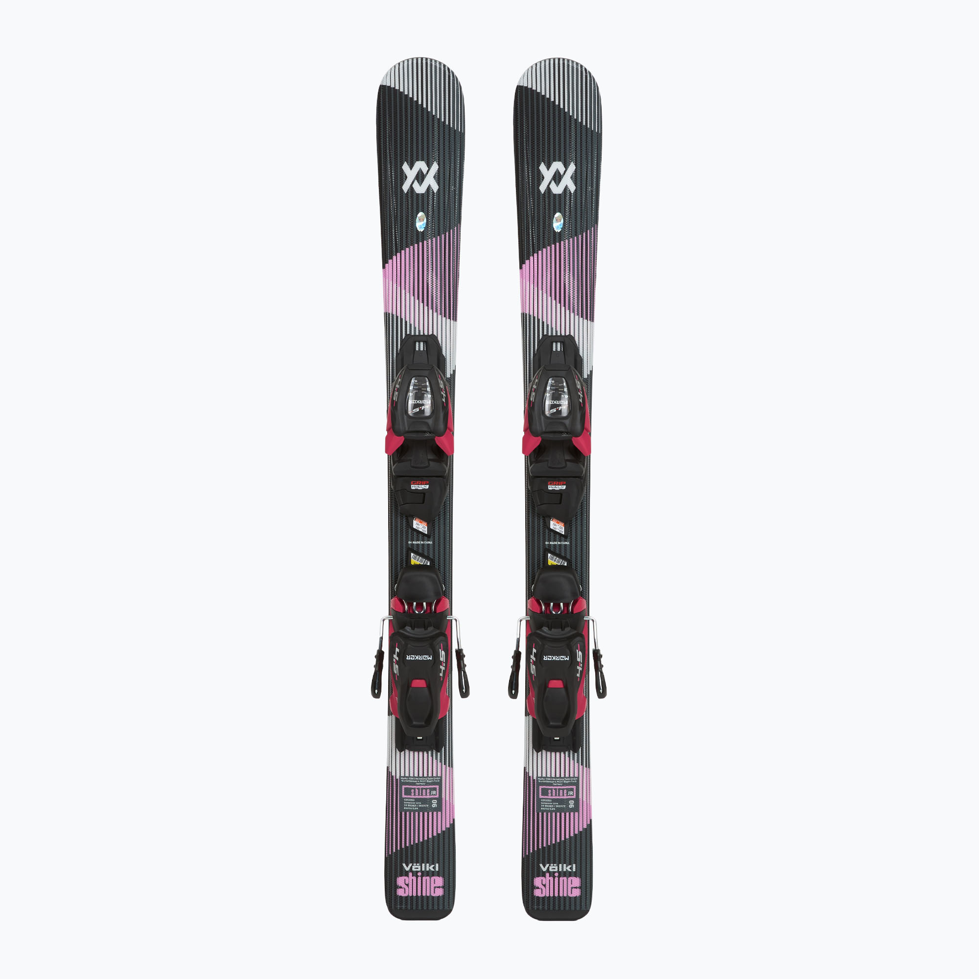 Детски пистови ски Völkl Shine Jr   автомати 4.5 VMotion Jr Lady 80-90 cm black/pink