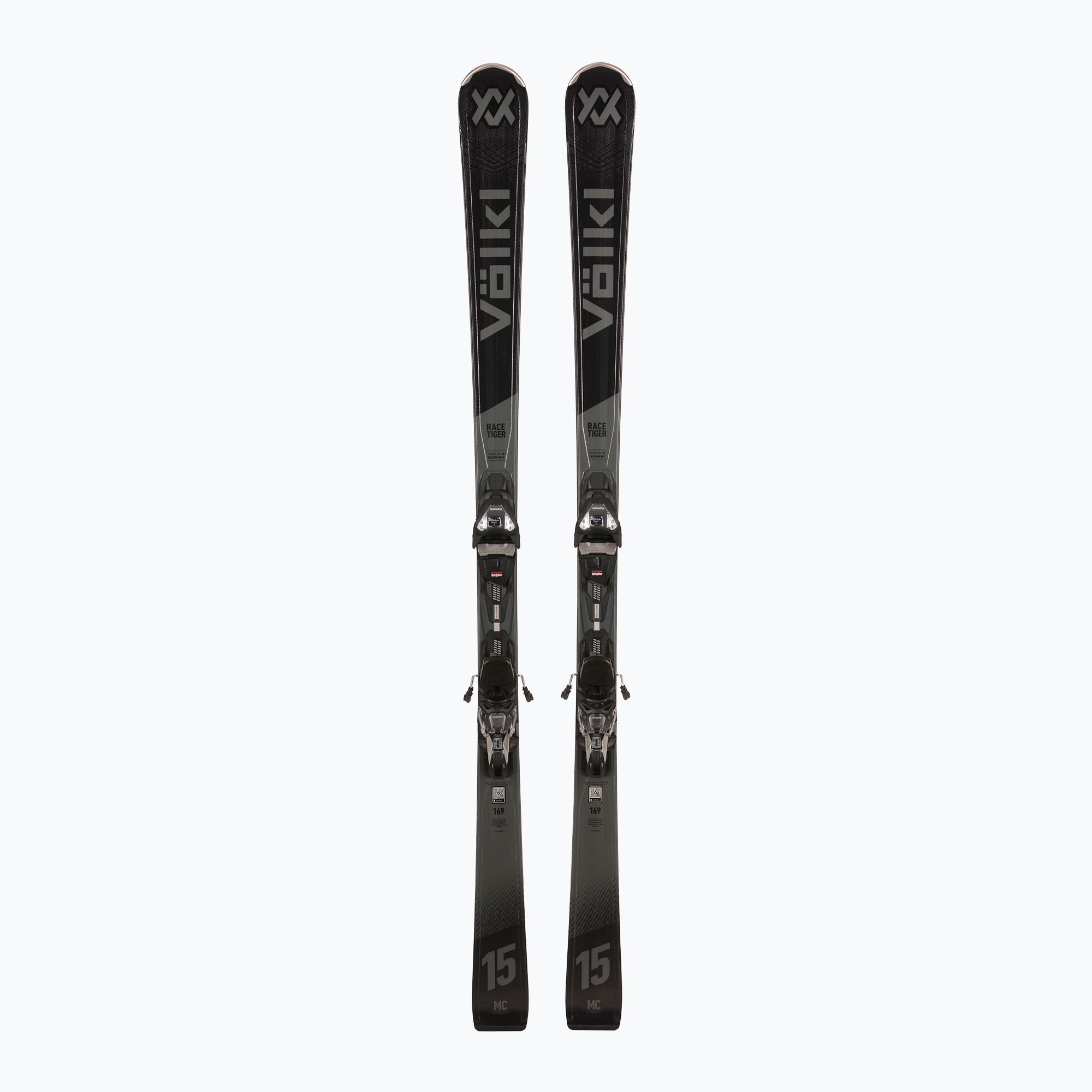Ски за спускане със ски автомати Völkl Racetiger MC Black VMotion 11 GW