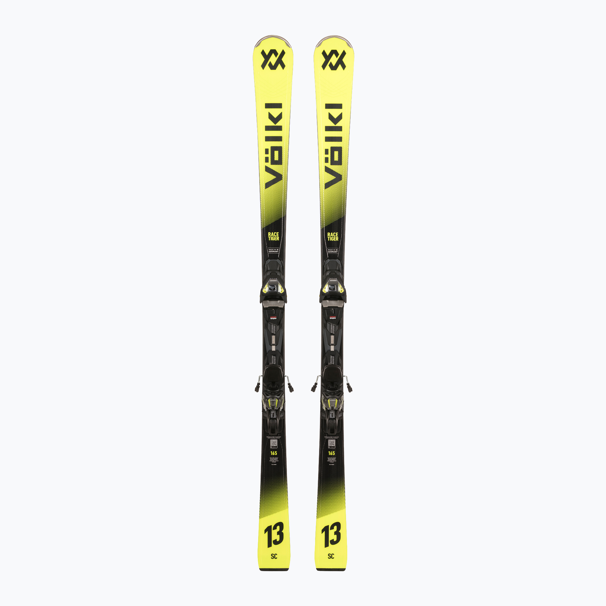 Ски за спускане със ски автомати Völkl Racetiger SC Yellow VMotion 10 GW