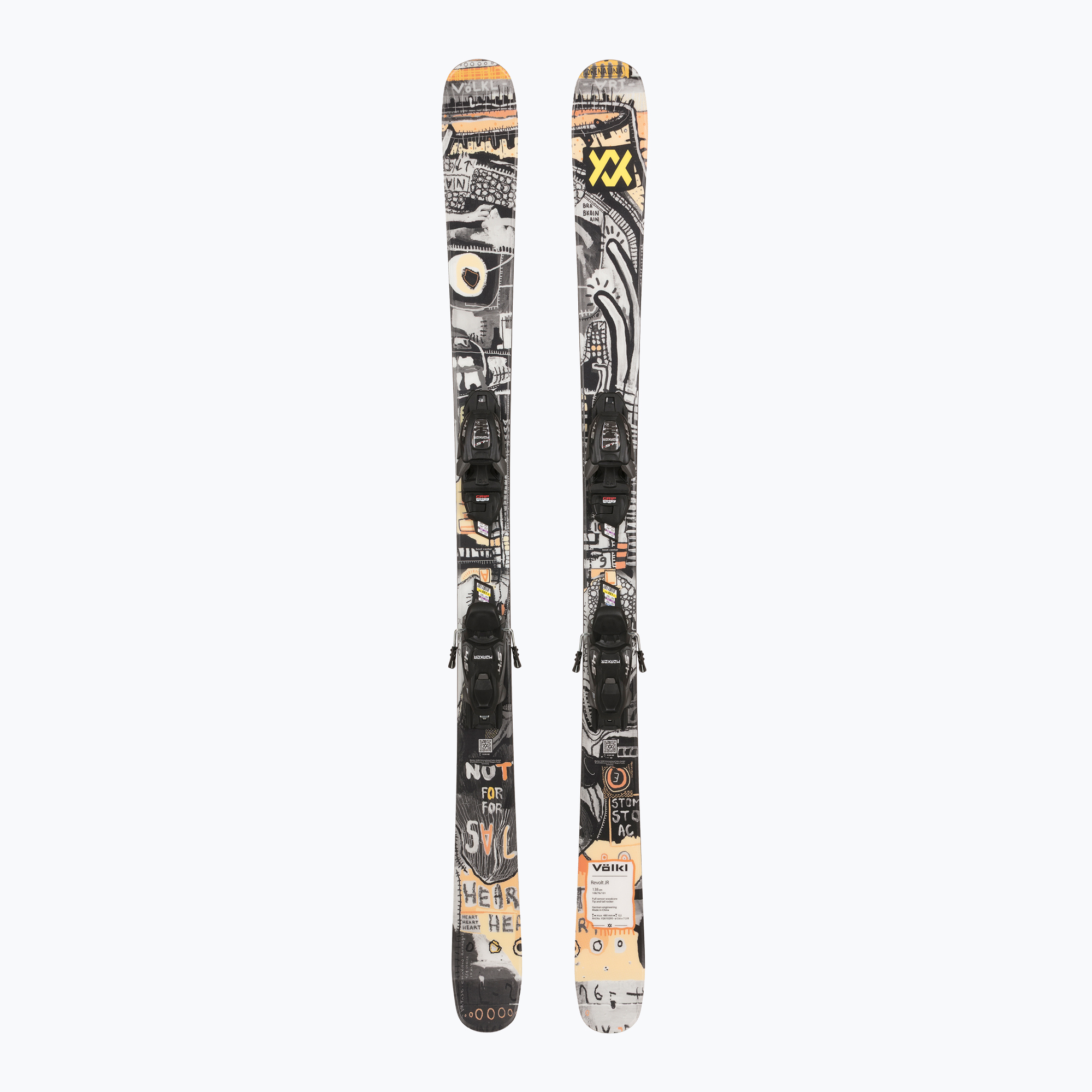 Детски ски за спускане със ски автомати Völkl Revolt Jr Park   7.0 VMotion Jr