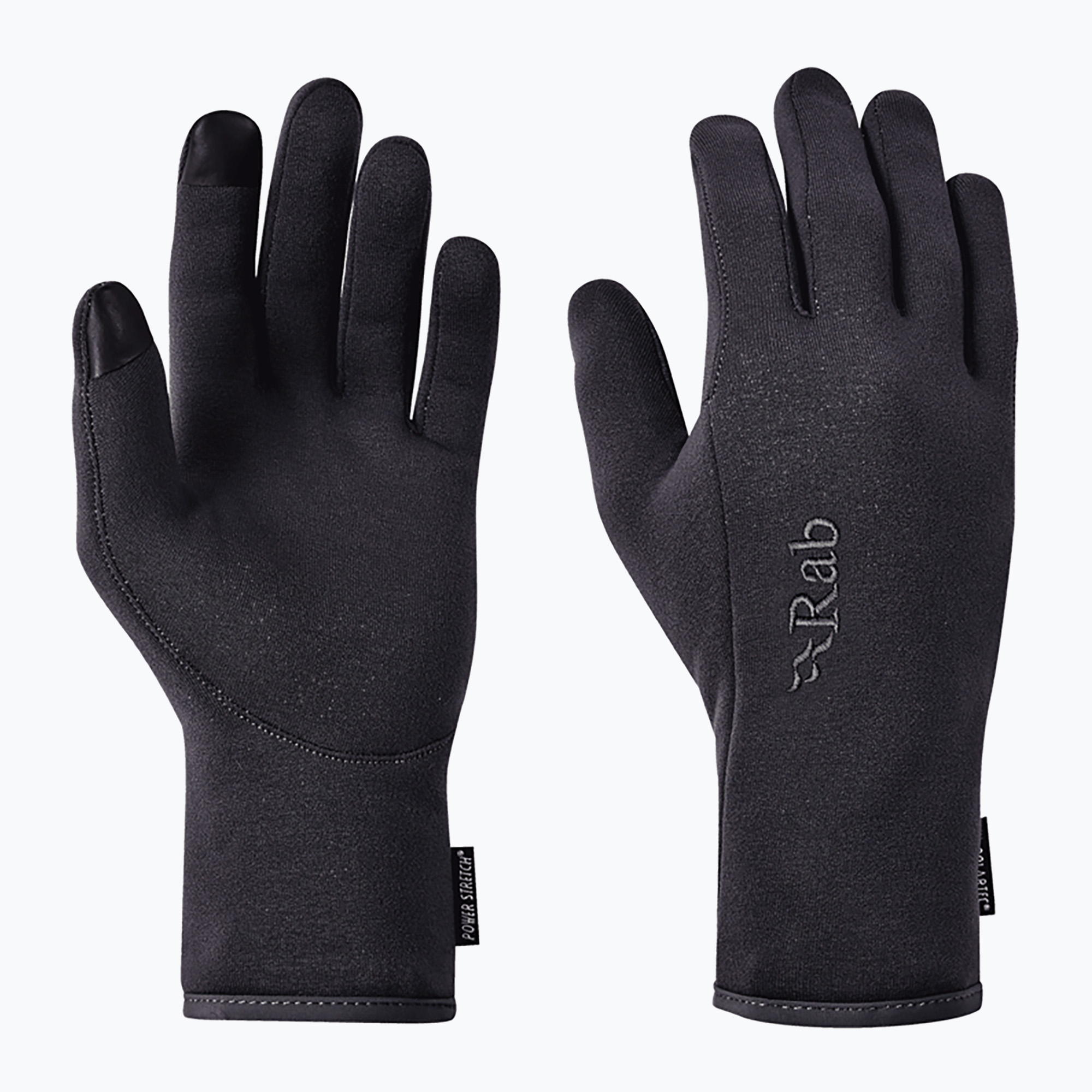 Rękawiczki trekkingowe męskie Rab Power Stretch Contact black 