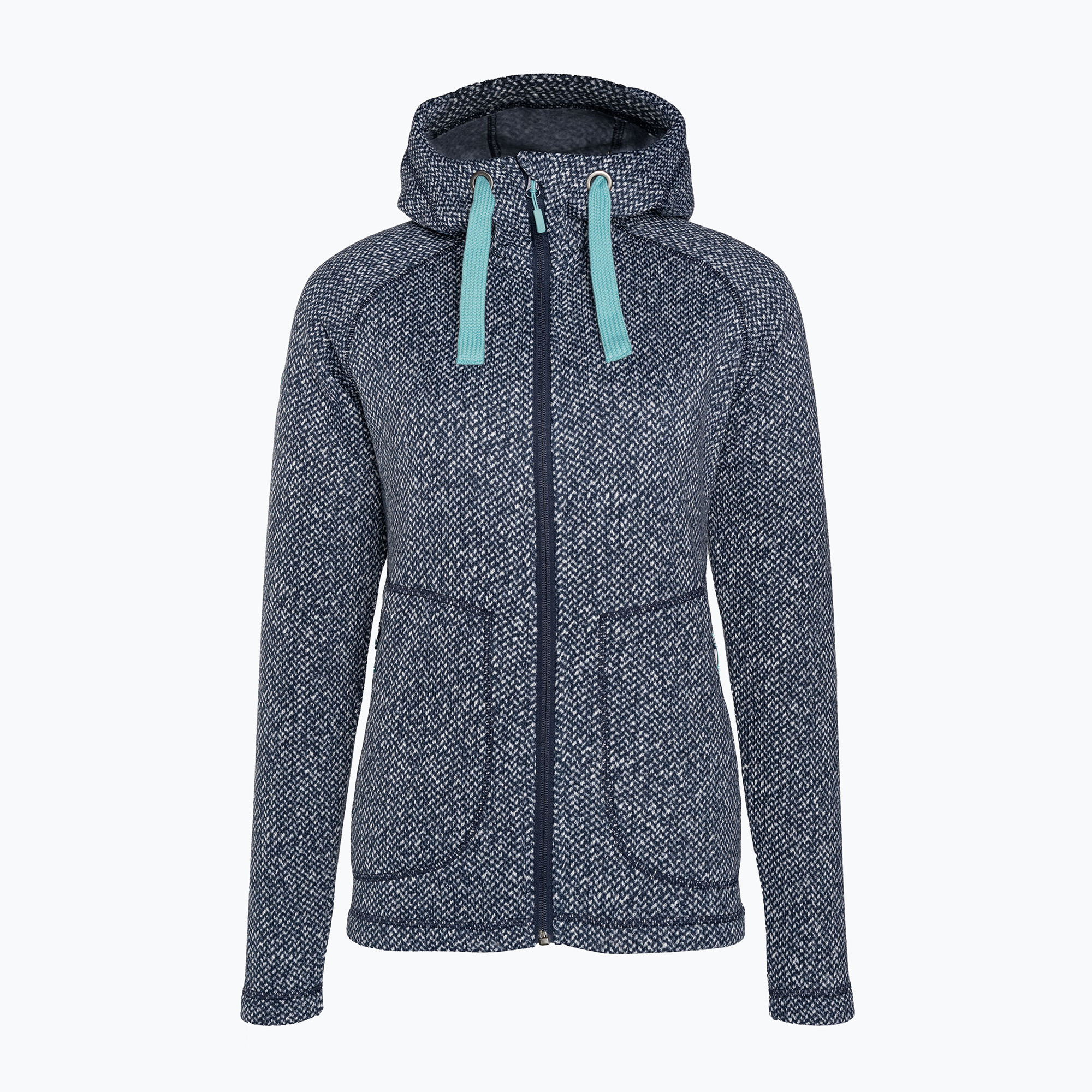 Tricou Rab Amy Hoody cu glugă cu cerneală adâncă pentru femei (Amy Hoody QFF-31)