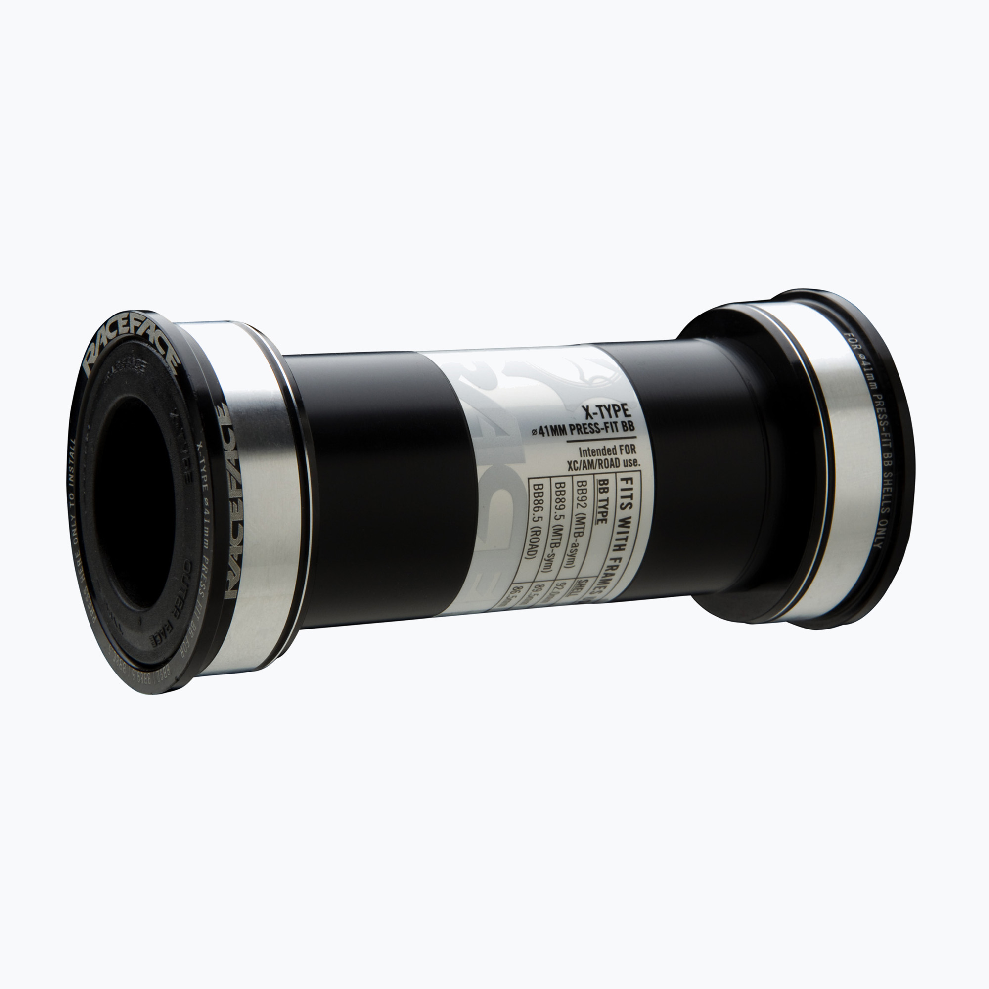 Вставка за долна скоба RACE FACE 24 мм черна/сребърна BB19BB899224