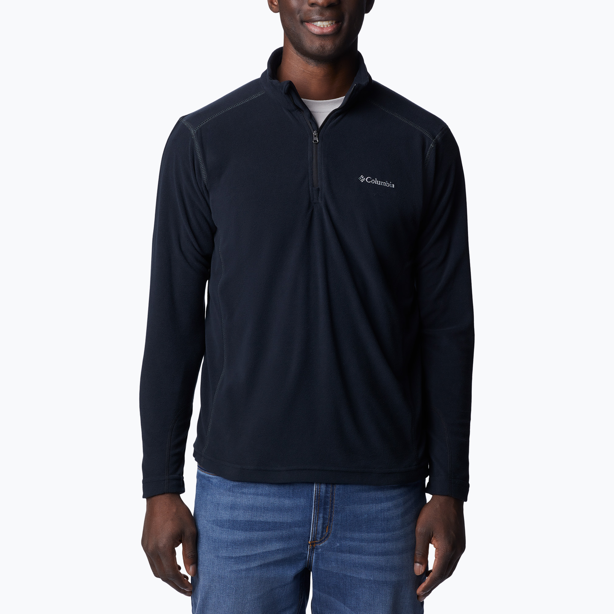 Bluza polarowa męska Columbia Klamath Range II HZ black 