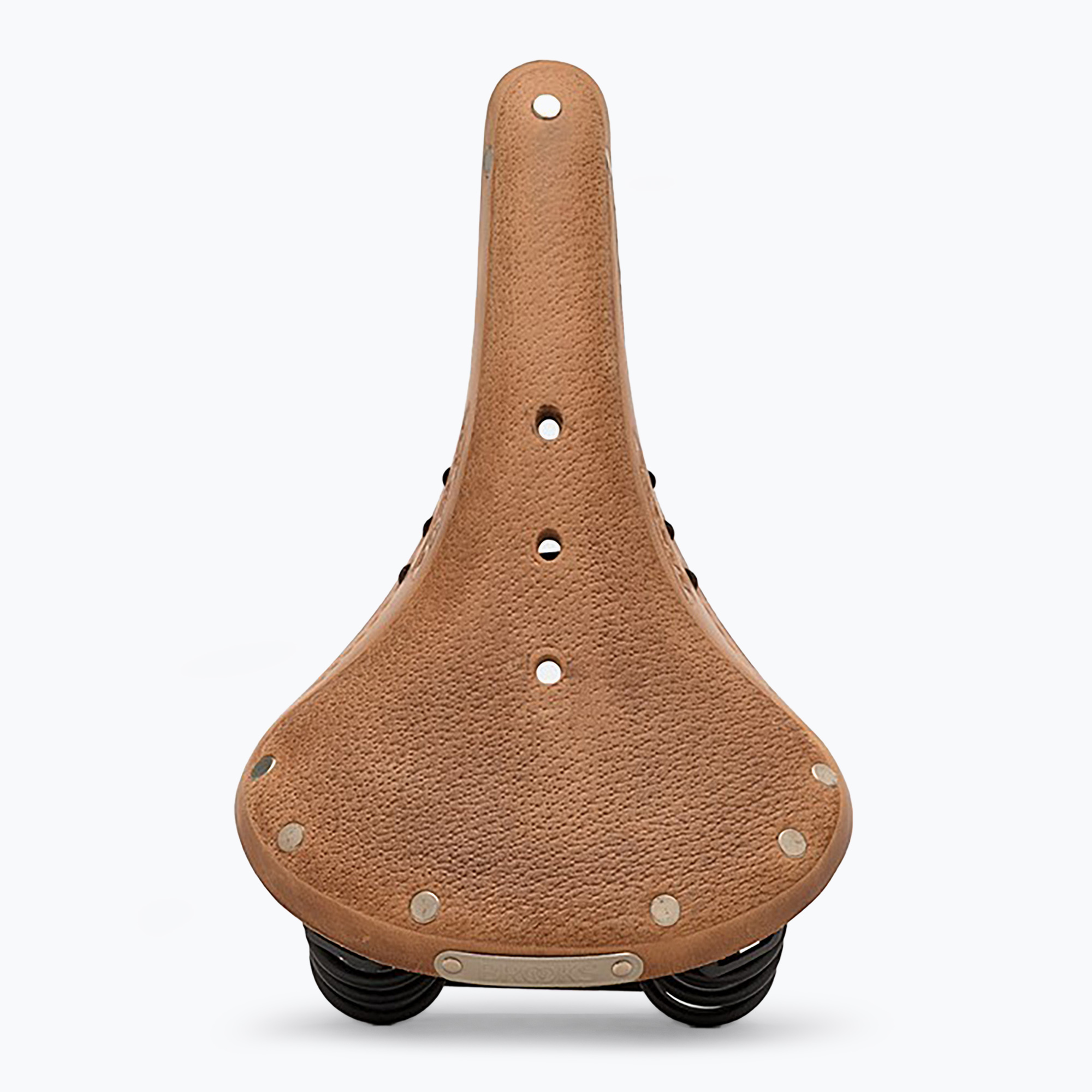 Brooks England Flyer softened dark tan bicycle saddle