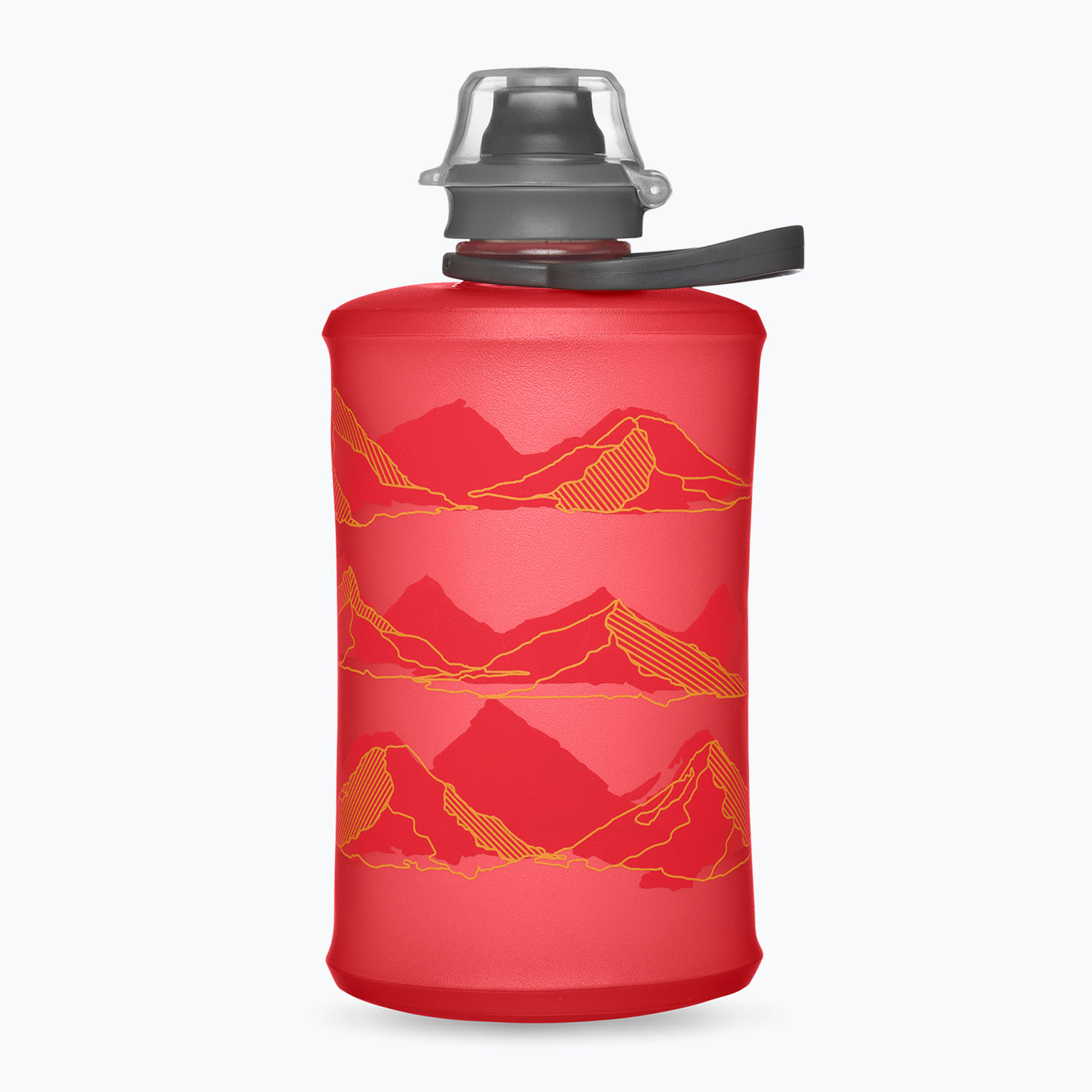 HydraPak Stow Mountain Edition bottiglia da viaggio da 350 ml in legno di sequoia (350 ml) (Stow Mountain Edition GS340RM)