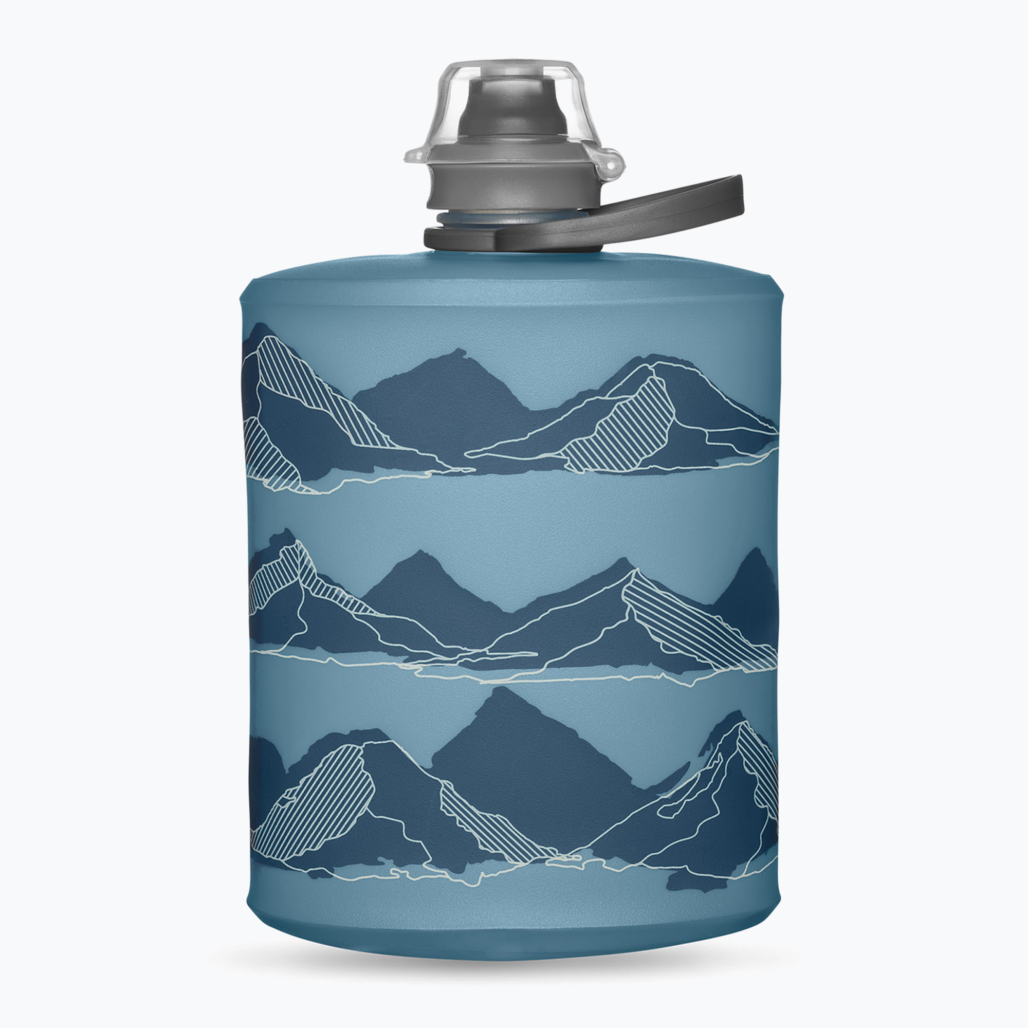 Cestovná fľaša HydraPak Stow Mountain Edition 500 ml tahoe blue (Stow Mountain Edition GS341TM)