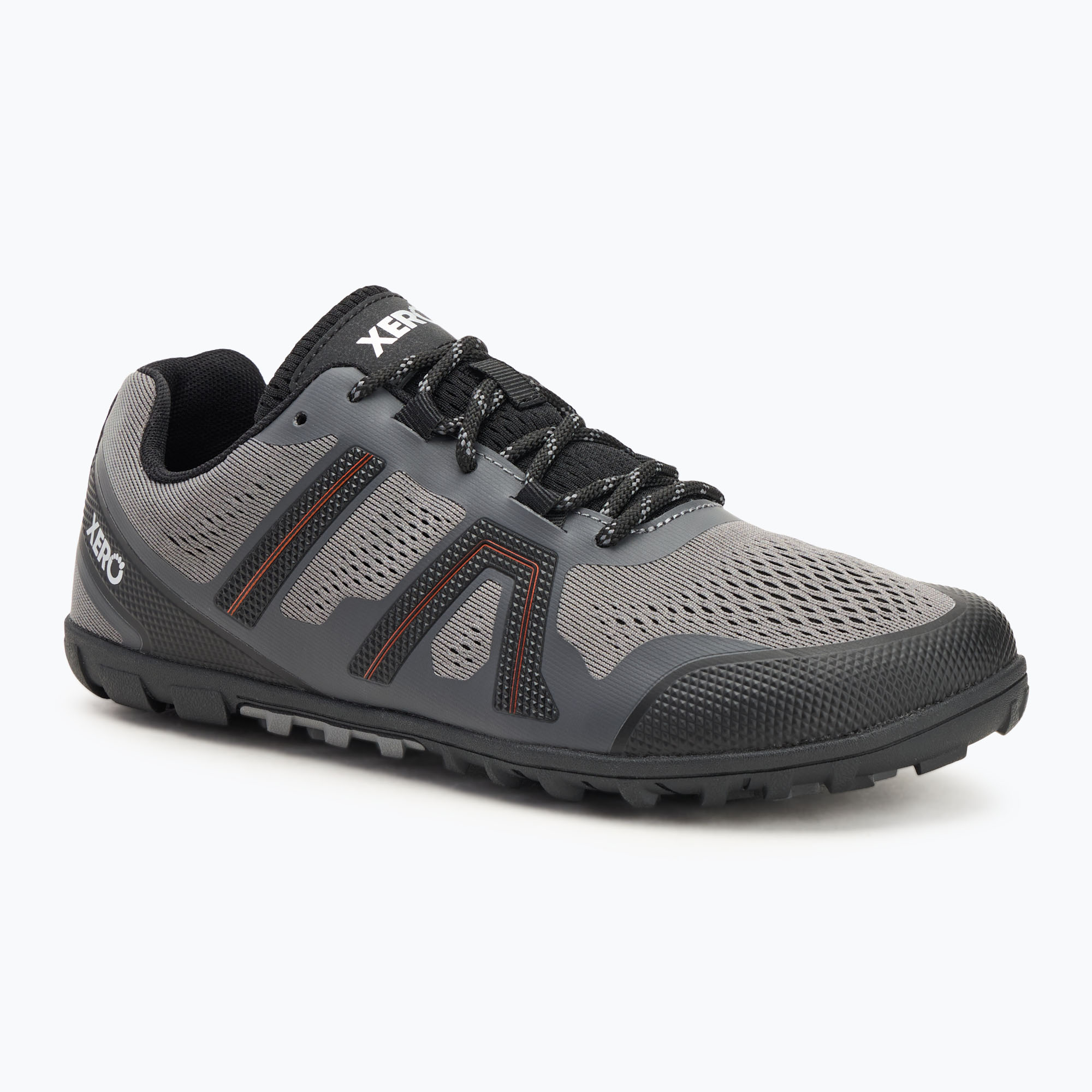 Buty barefoot męskie Xero Shoes Mesa Trail II steel gray/orange 