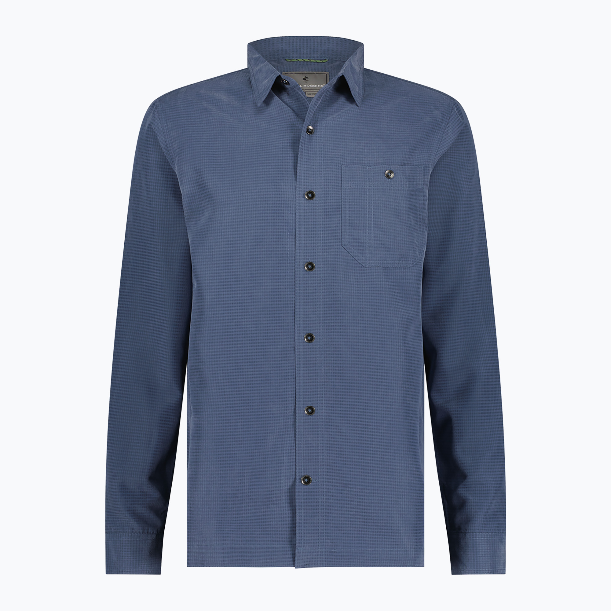 Royal Robbins men's Mojave Pucker shirt collins blue (M)