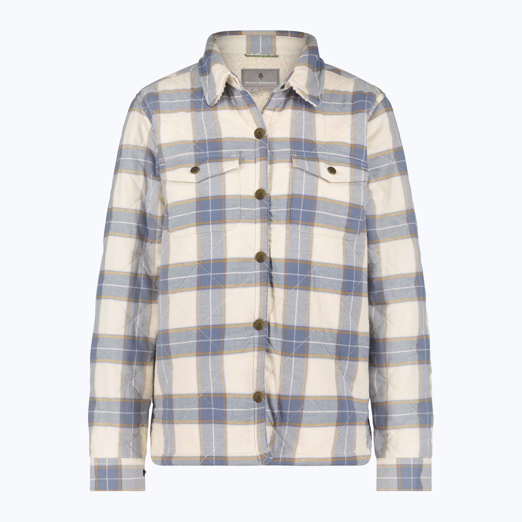 Koszula damska Royal Robbins Snowcap Lined Flannel chalk runyon pld 