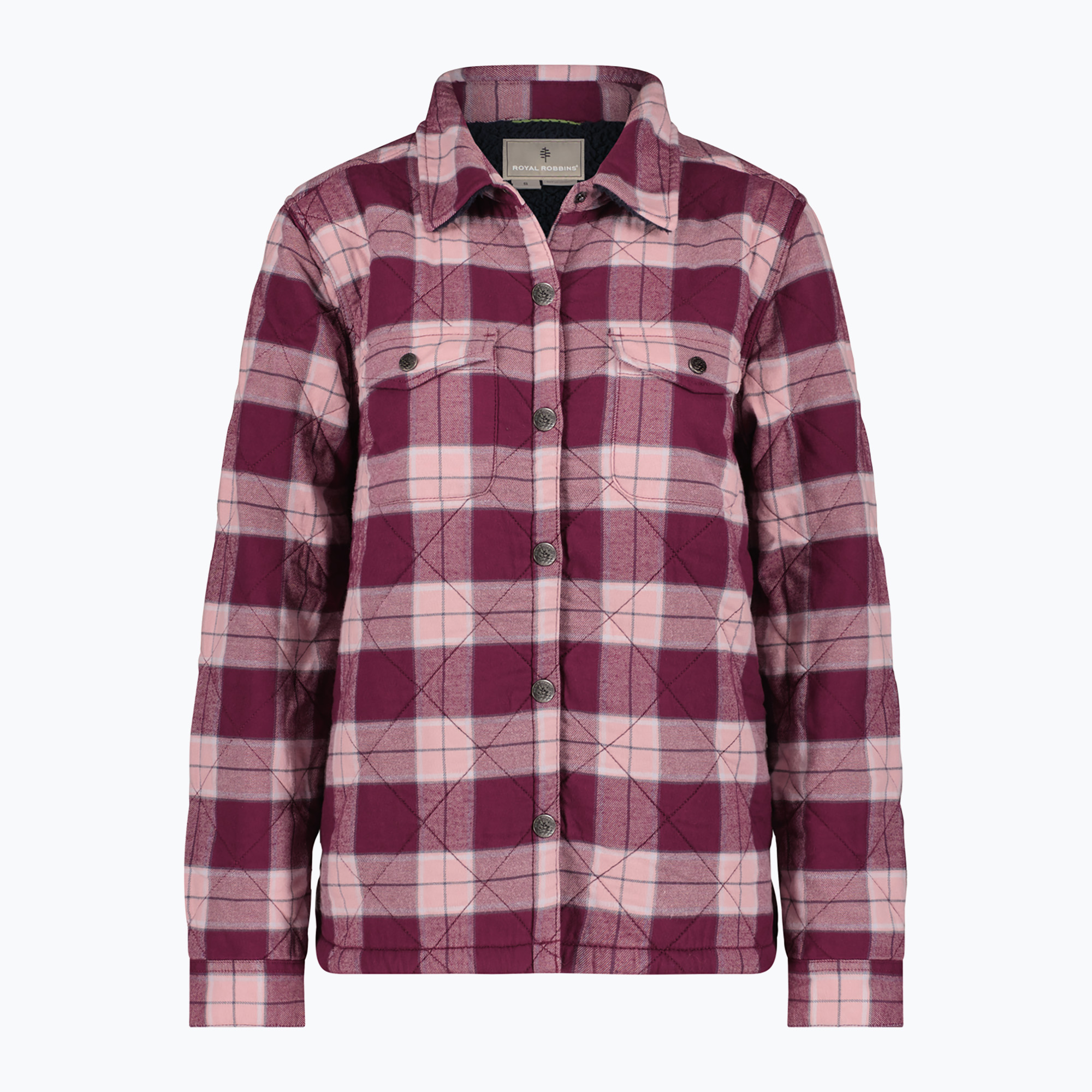 Koszula damska Royal Robbins Snowcap Lined Flannel burnt grape runyon pld 