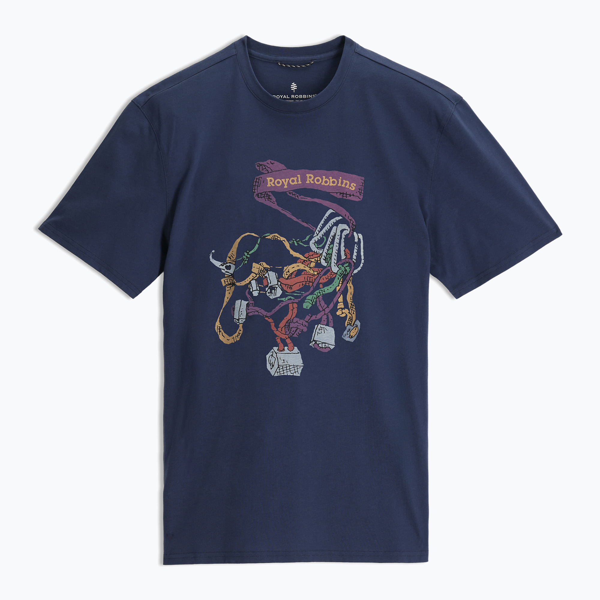 Koszulka męska Royal Robbins RR Graphic navy chock pt 